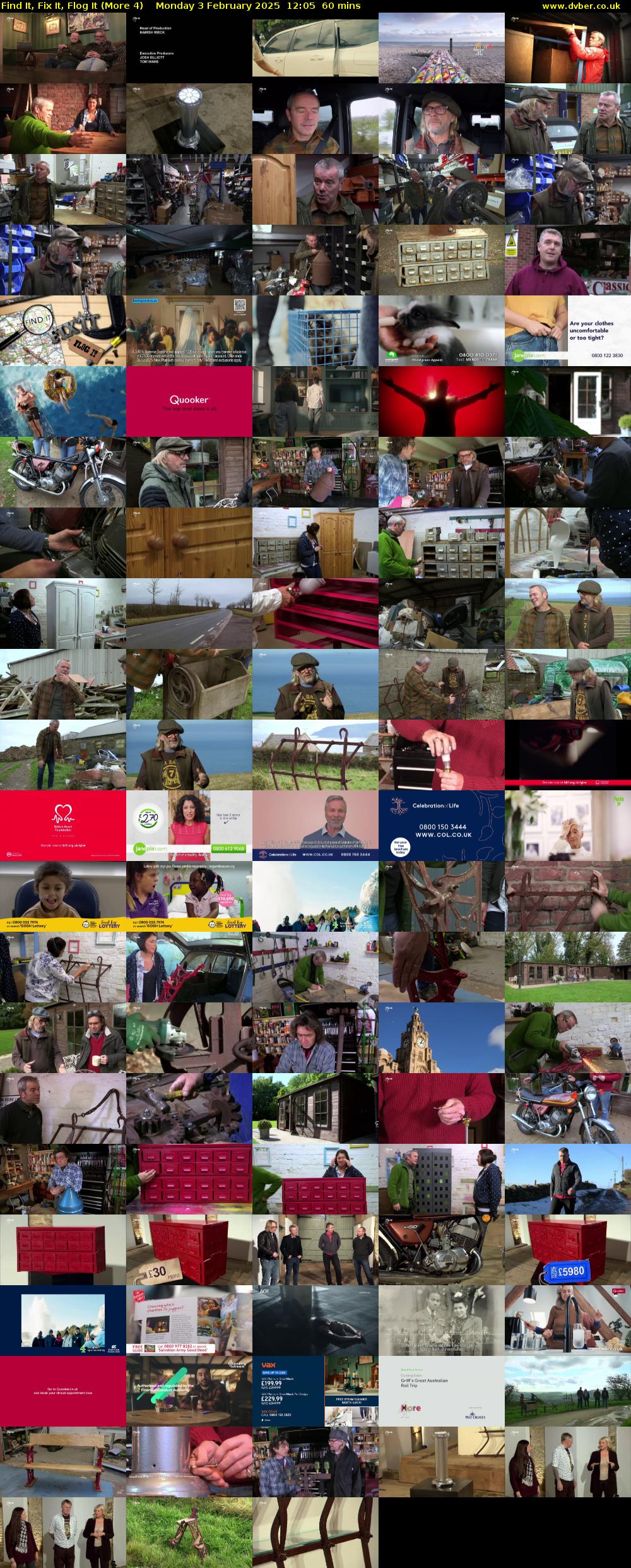 Find It, Fix It, Flog It (More 4) Monday 3 February 2025 12:05 - 13:05