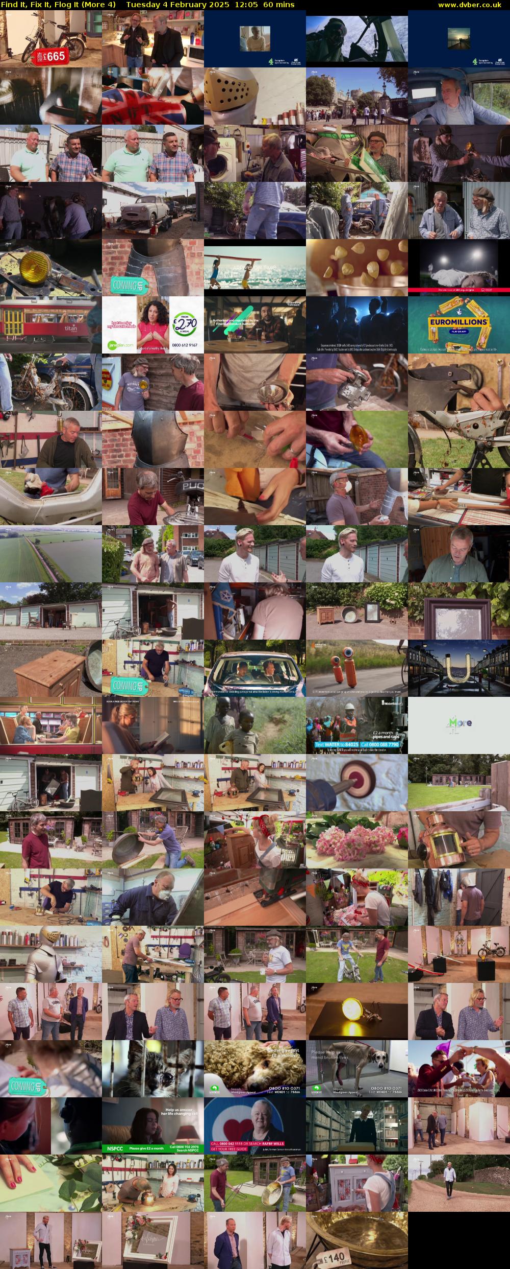Find It, Fix It, Flog It (More 4) Tuesday 4 February 2025 12:05 - 13:05