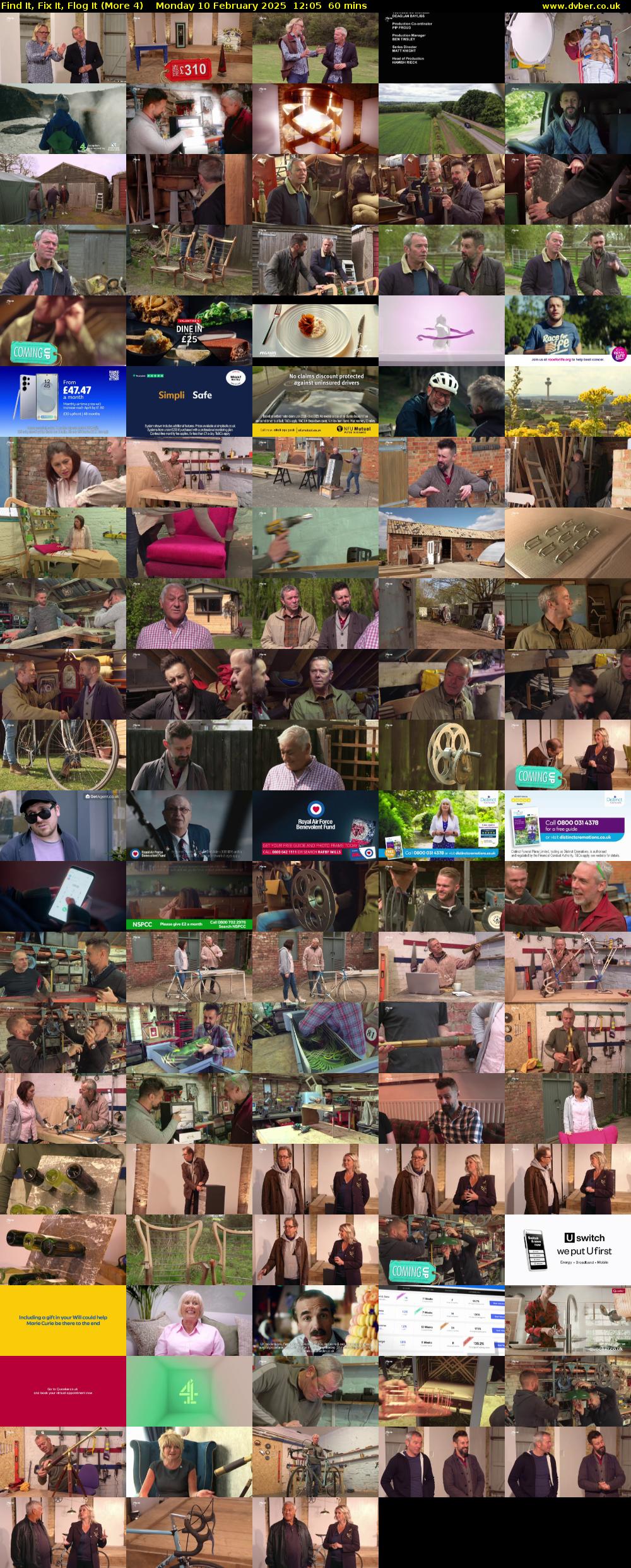 Find It, Fix It, Flog It (More 4) Monday 10 February 2025 12:05 - 13:05