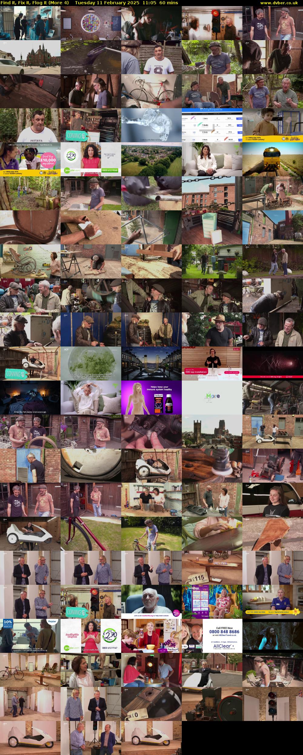 Find It, Fix It, Flog It (More 4) Tuesday 11 February 2025 11:05 - 12:05