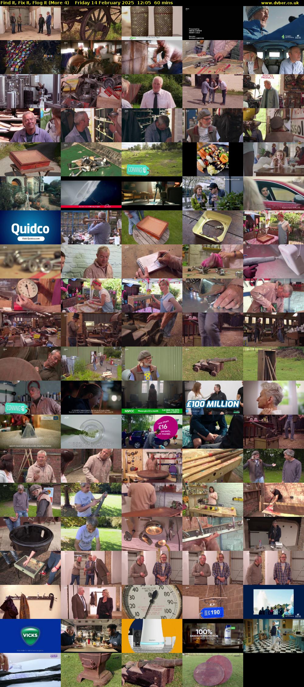 Find It, Fix It, Flog It (More 4) Friday 14 February 2025 12:05 - 13:05