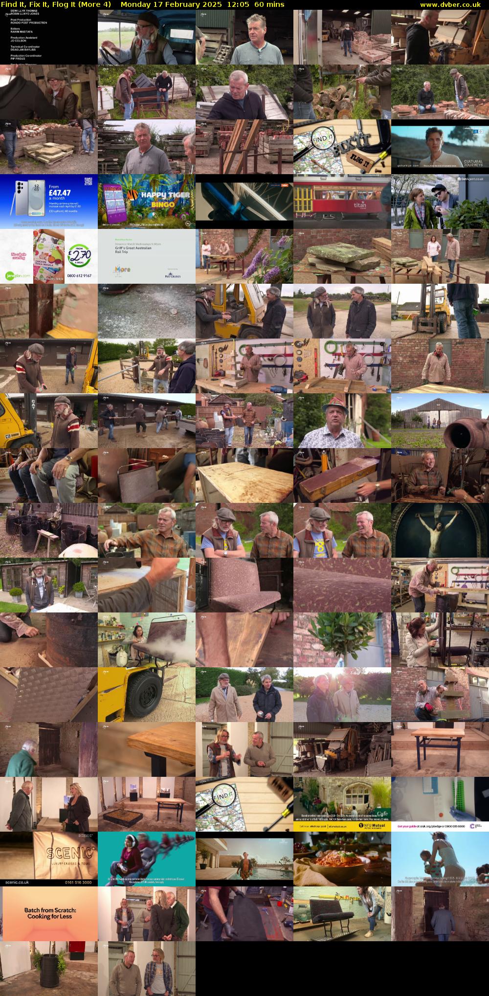 Find It, Fix It, Flog It (More 4) Monday 17 February 2025 12:05 - 13:05