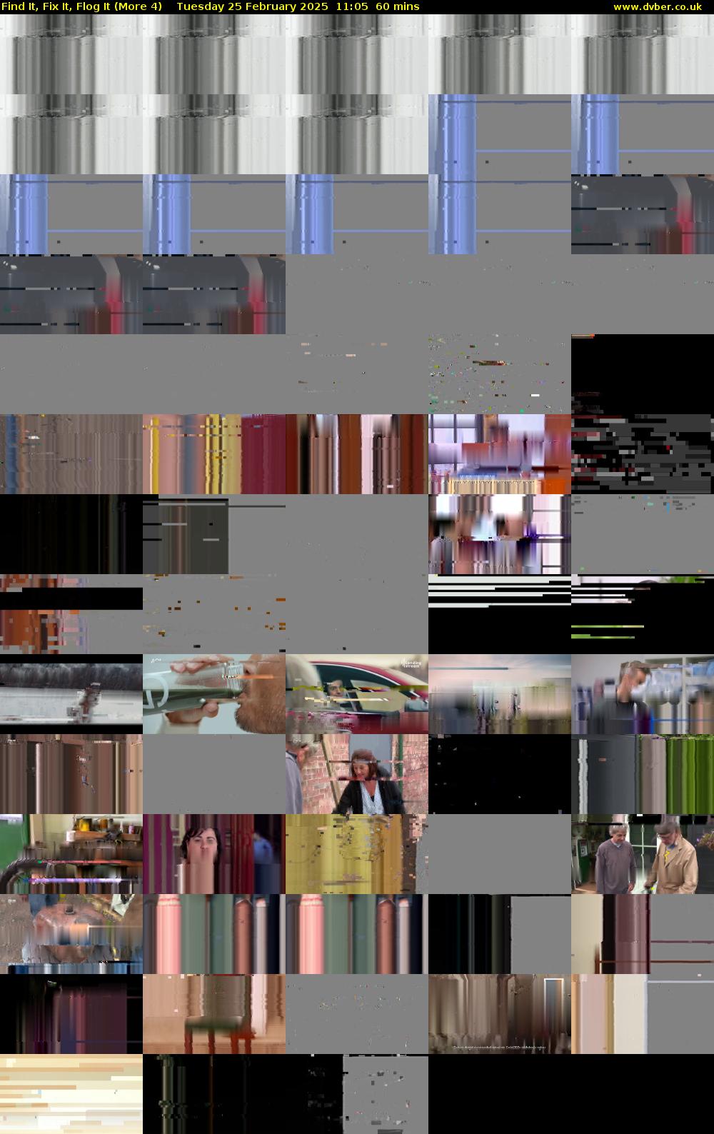 Find It, Fix It, Flog It (More 4) Tuesday 25 February 2025 11:05 - 12:05