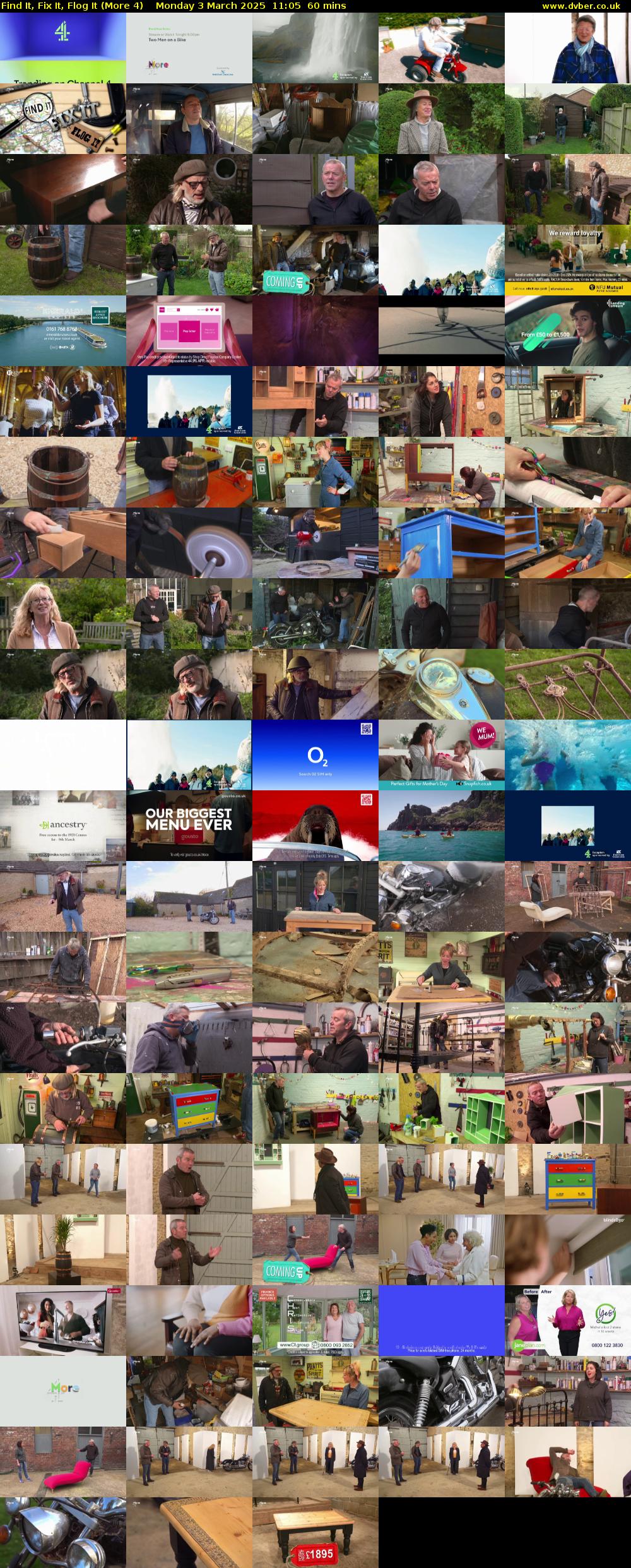 Find It, Fix It, Flog It (More 4) Monday 3 March 2025 11:05 - 12:05