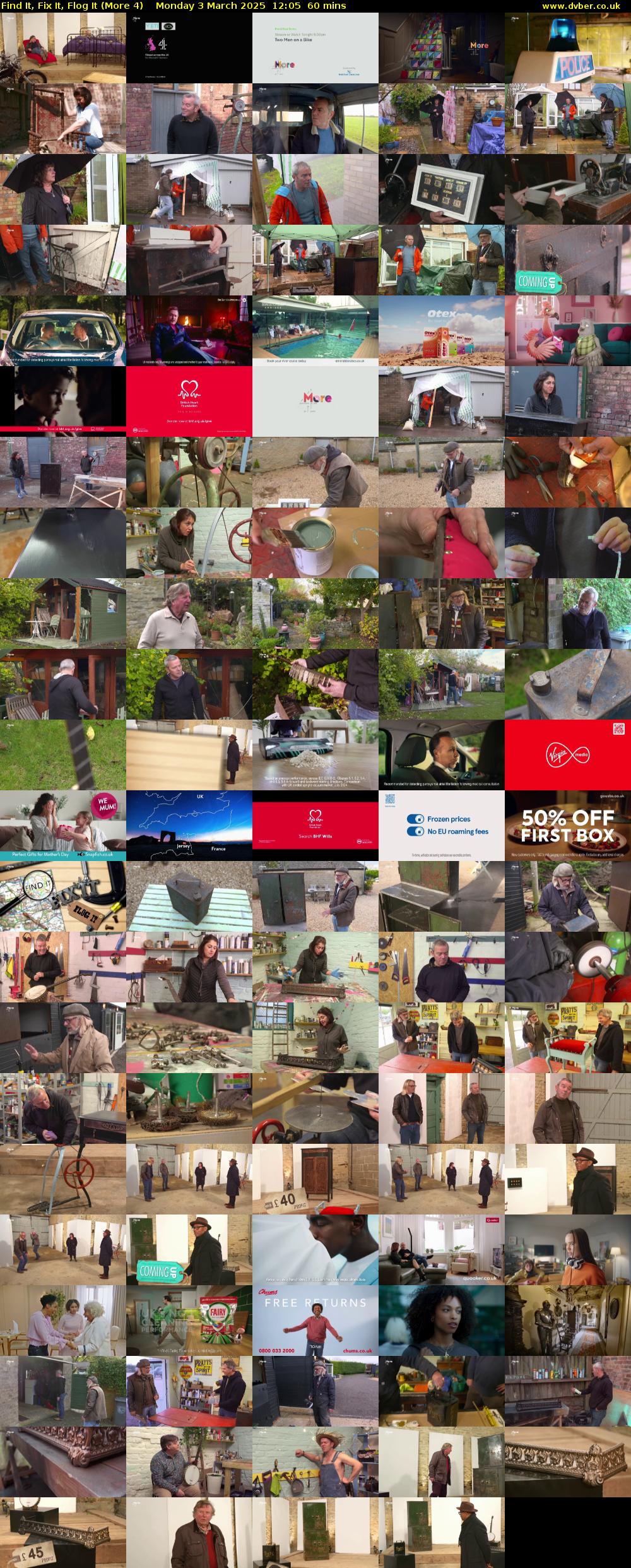 Find It, Fix It, Flog It (More 4) Monday 3 March 2025 12:05 - 13:05