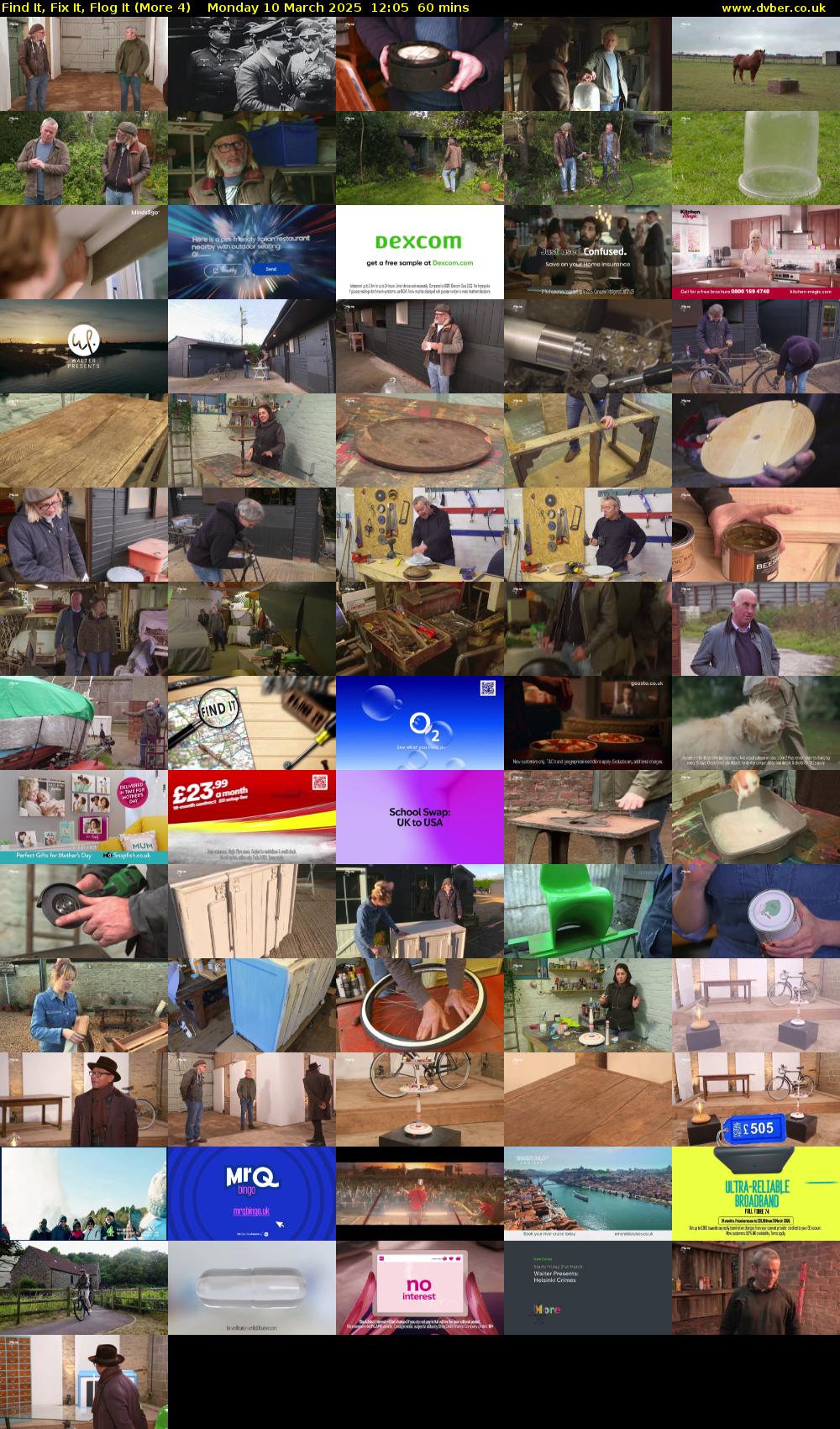 Find It, Fix It, Flog It (More 4) Monday 10 March 2025 12:05 - 13:05