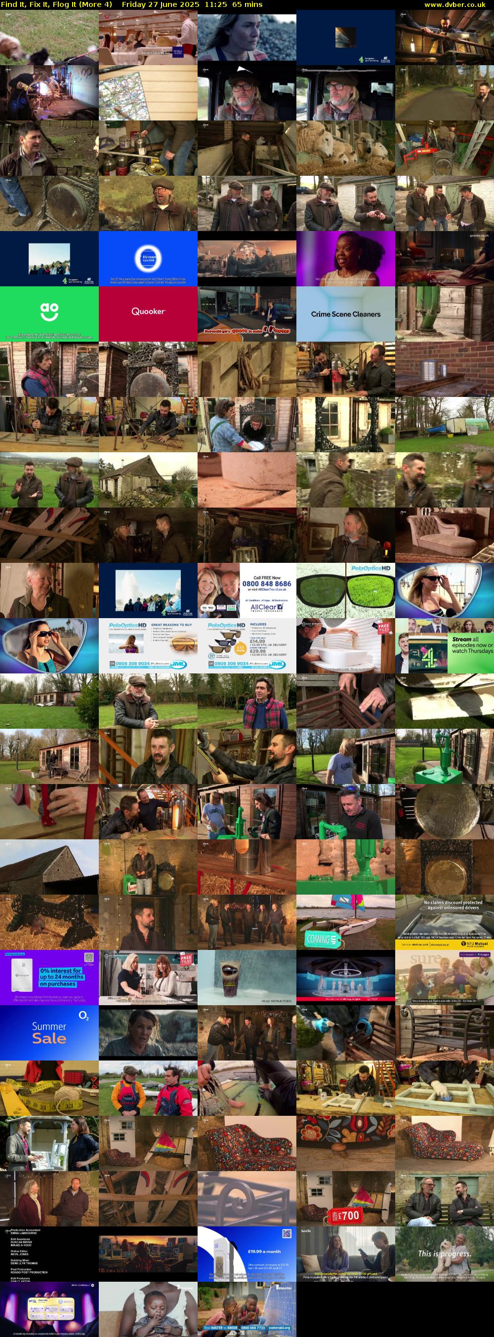 Find It, Fix It, Flog It (More 4) Friday 27 June 2025 11:25 - 12:30