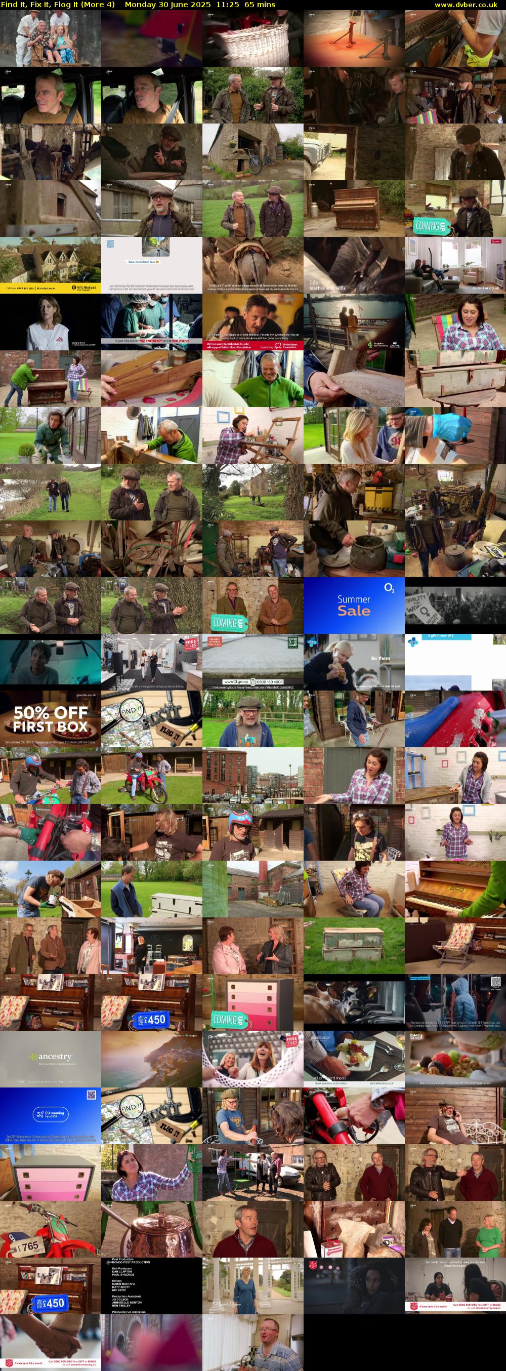 Find It, Fix It, Flog It (More 4) Monday 30 June 2025 11:25 - 12:30