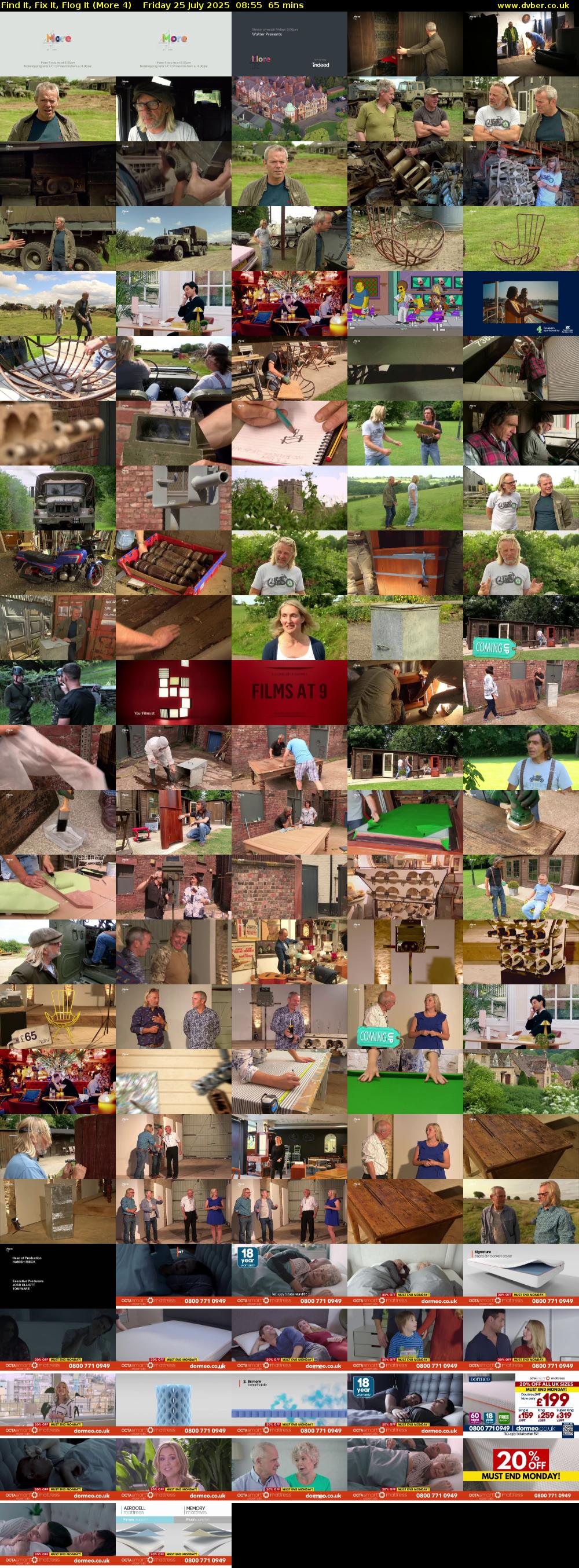 Find It, Fix It, Flog It (More 4) Friday 25 July 2025 08:55 - 10:00