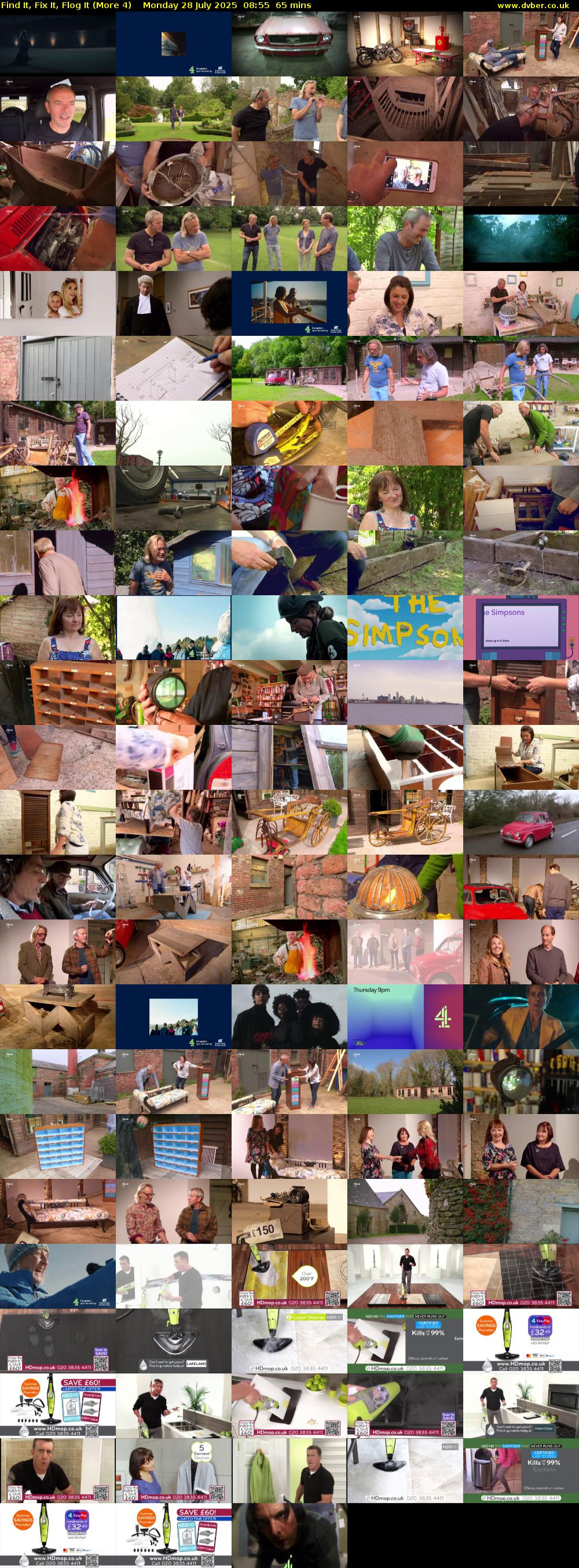 Find It, Fix It, Flog It (More 4) Monday 28 July 2025 08:55 - 10:00