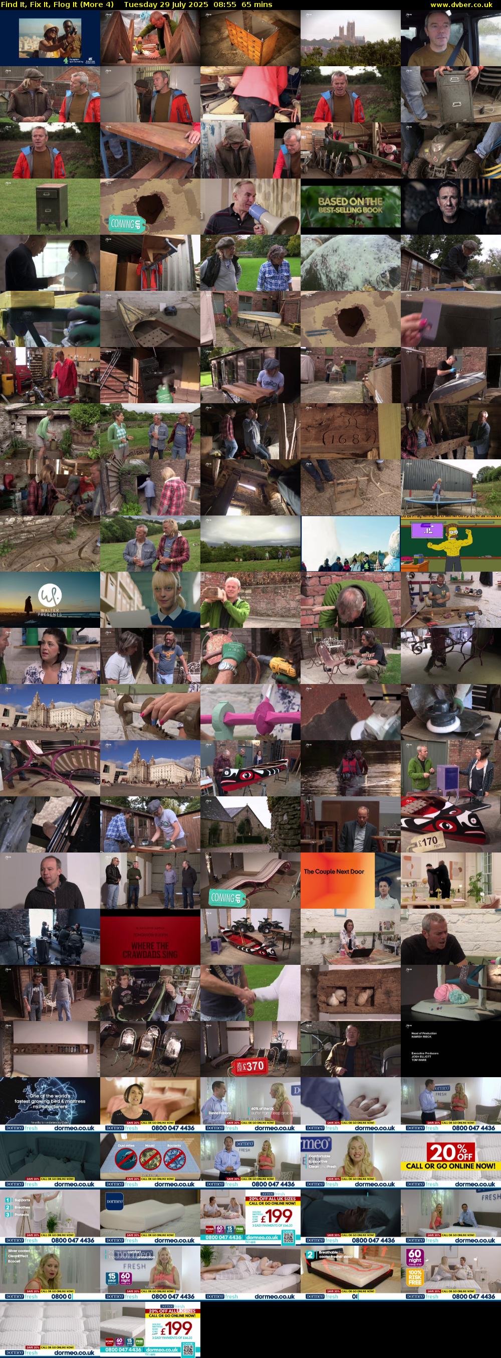Find It, Fix It, Flog It (More 4) Tuesday 29 July 2025 08:55 - 10:00