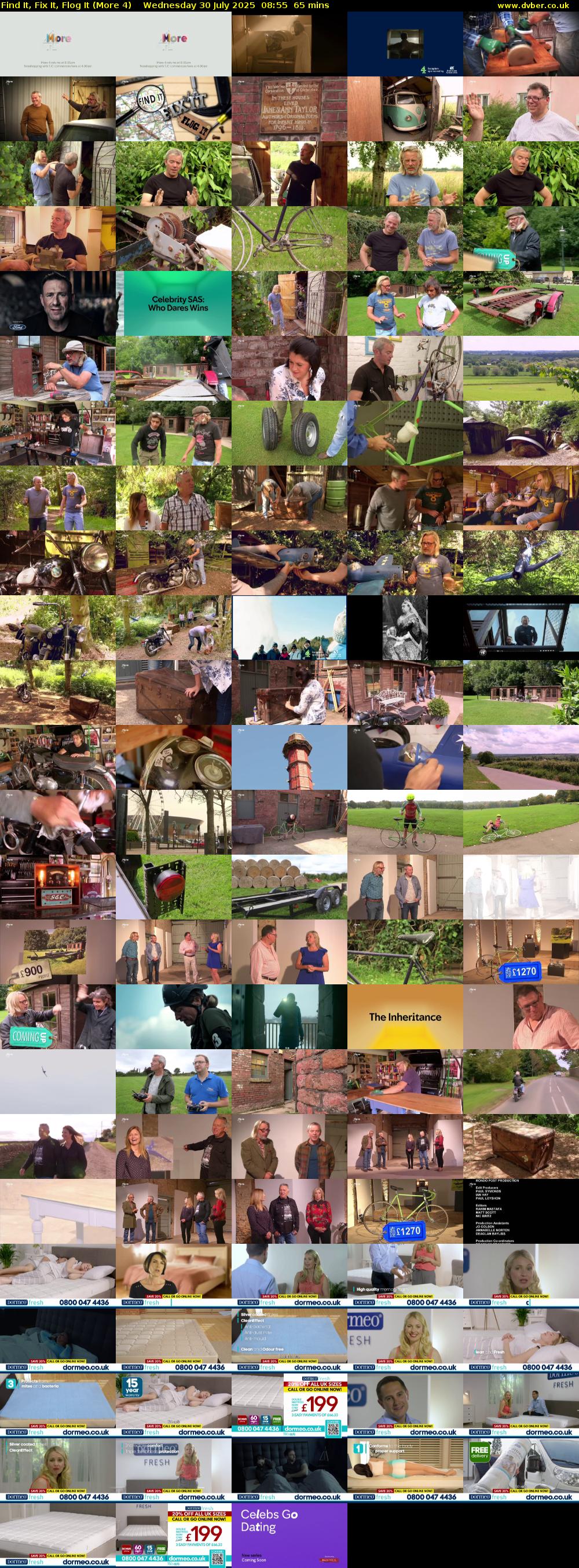 Find It, Fix It, Flog It (More 4) Wednesday 30 July 2025 08:55 - 10:00
