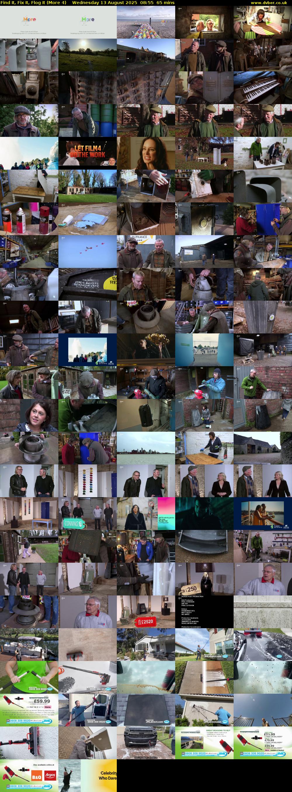 Find It, Fix It, Flog It (More 4) Wednesday 13 August 2025 08:55 - 10:00