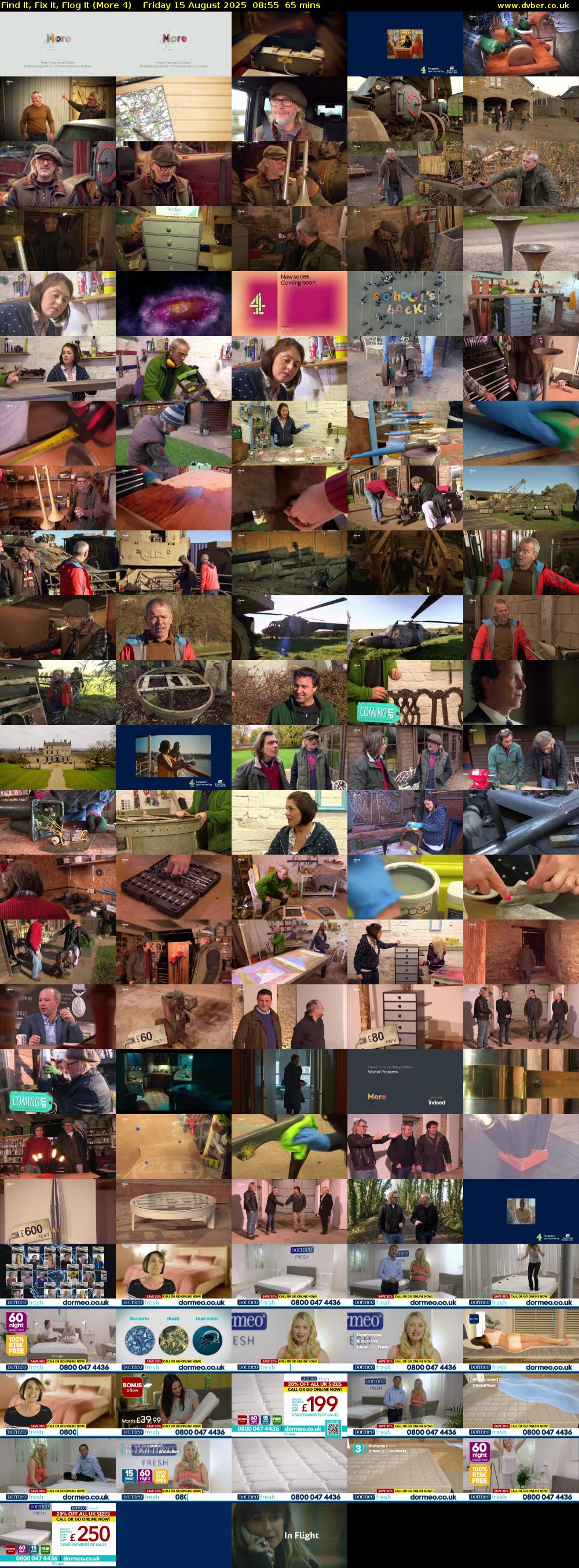 Find It, Fix It, Flog It (More 4) Friday 15 August 2025 08:55 - 10:00