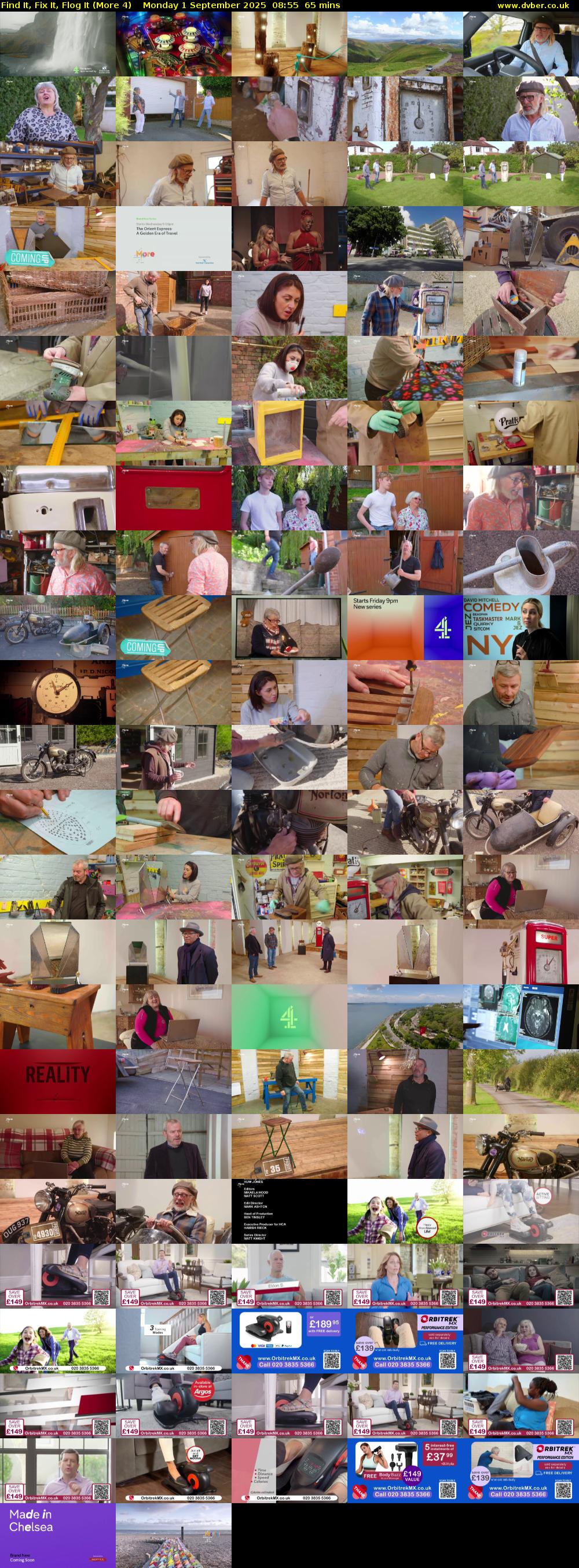 Find It, Fix It, Flog It (More 4) Monday 1 September 2025 08:55 - 10:00