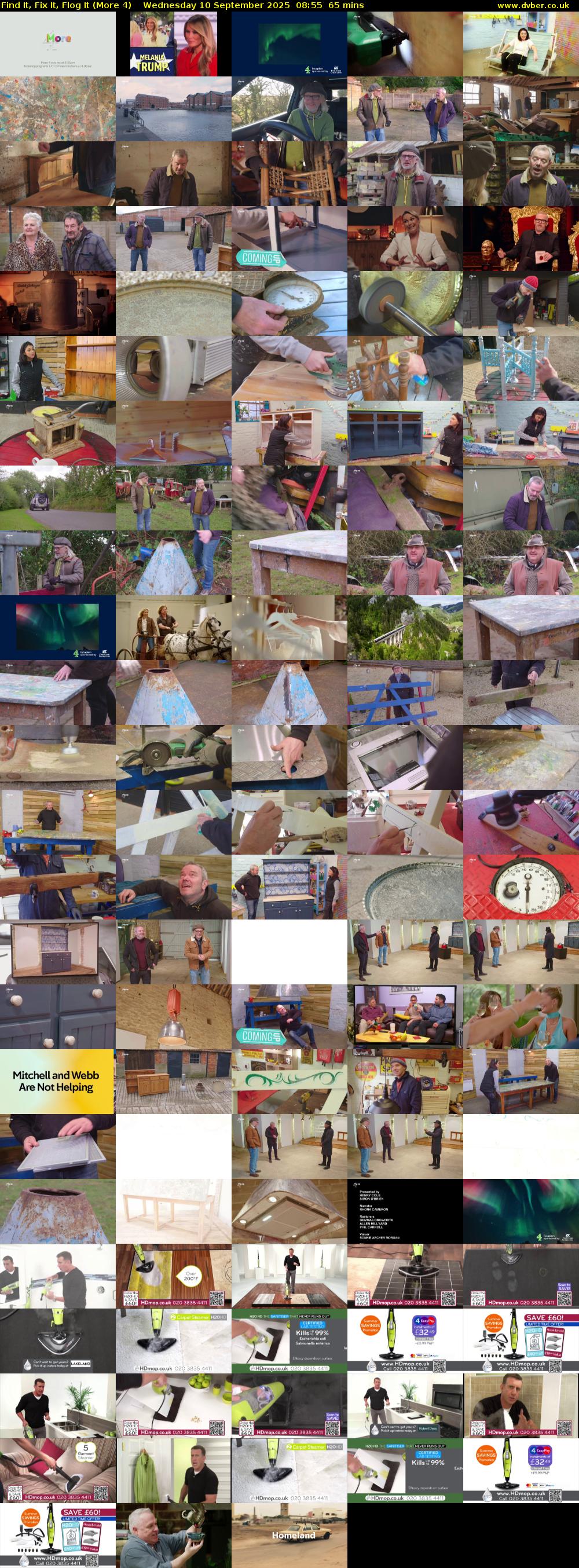 Find It, Fix It, Flog It (More 4) Wednesday 10 September 2025 08:55 - 10:00