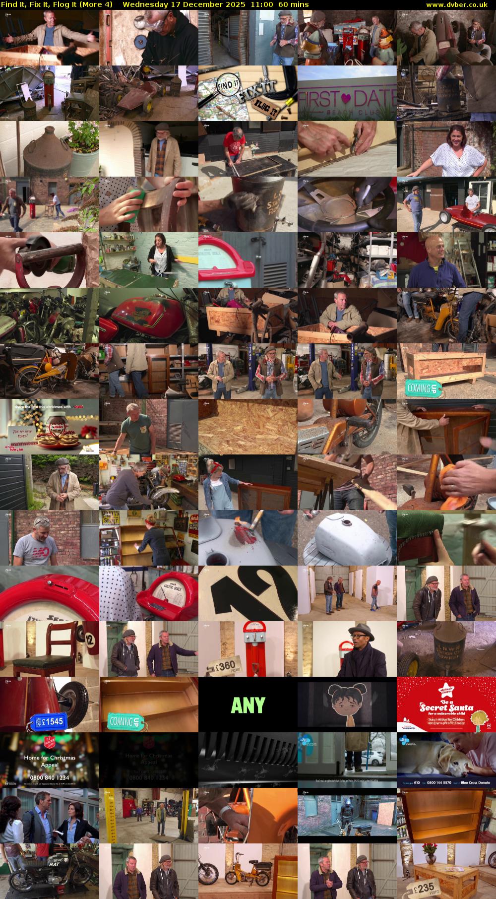 Find It, Fix It, Flog It (More 4) Wednesday 17 December 2025 11:00 - 12:00