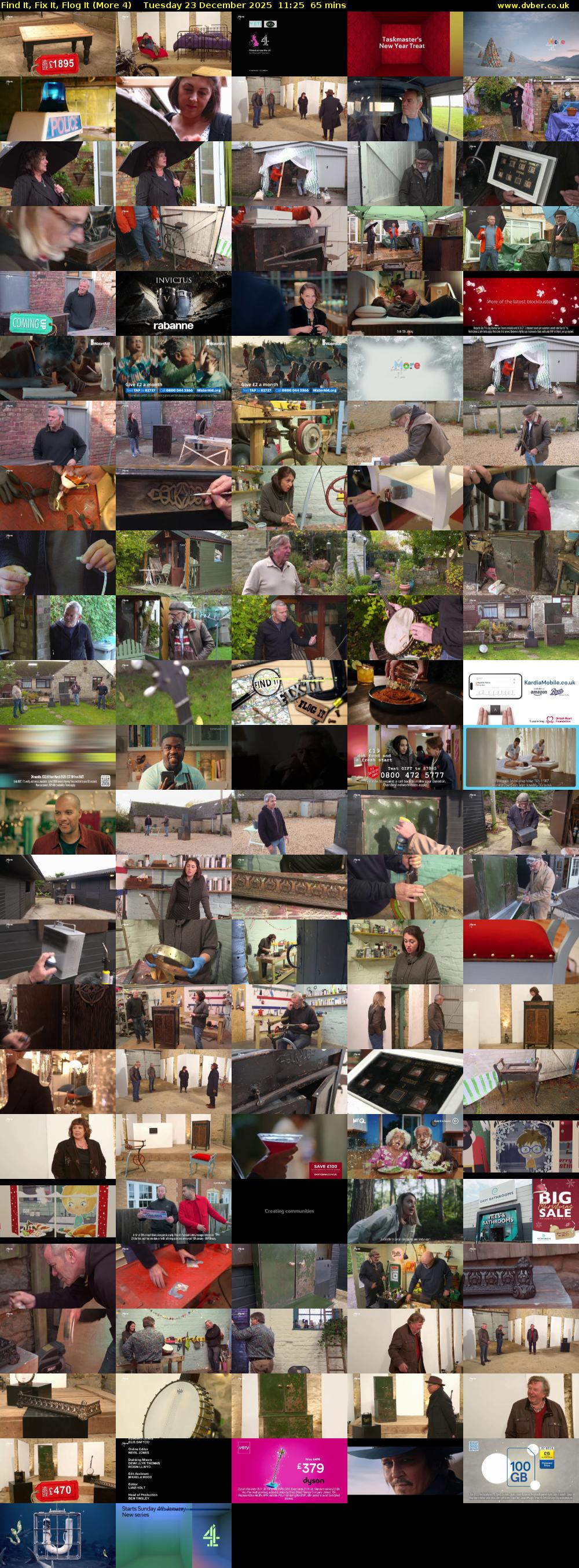 Find It, Fix It, Flog It (More 4) Tuesday 23 December 2025 11:25 - 12:30