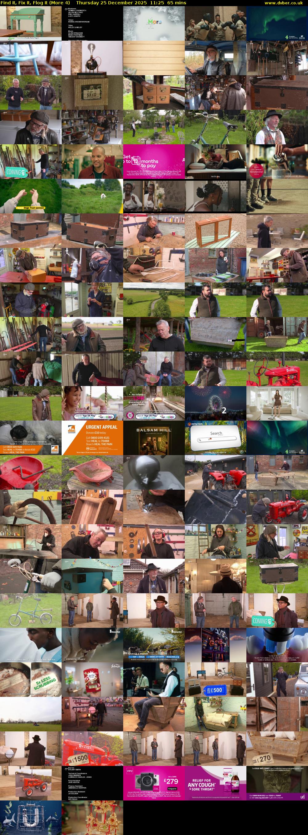 Find It, Fix It, Flog It (More 4) Thursday 25 December 2025 11:25 - 12:30