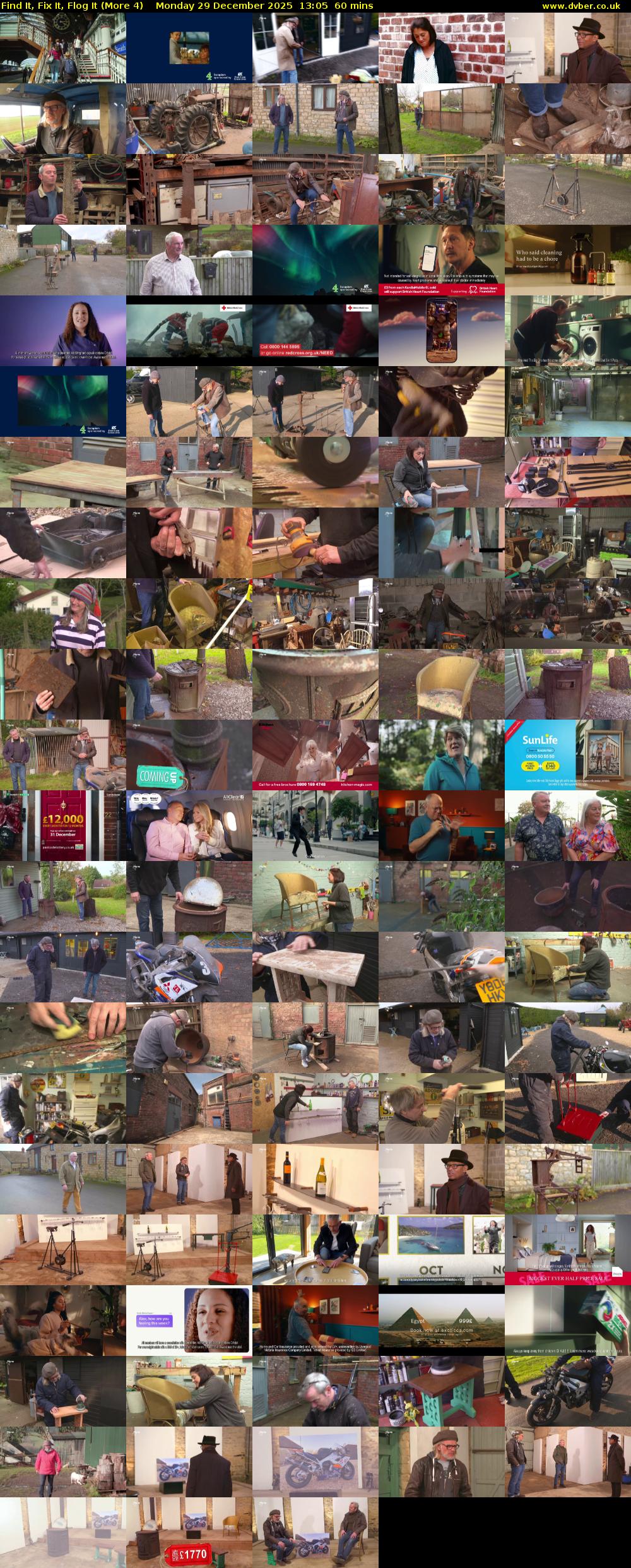 Find It, Fix It, Flog It (More 4) Monday 29 December 2025 13:05 - 14:05