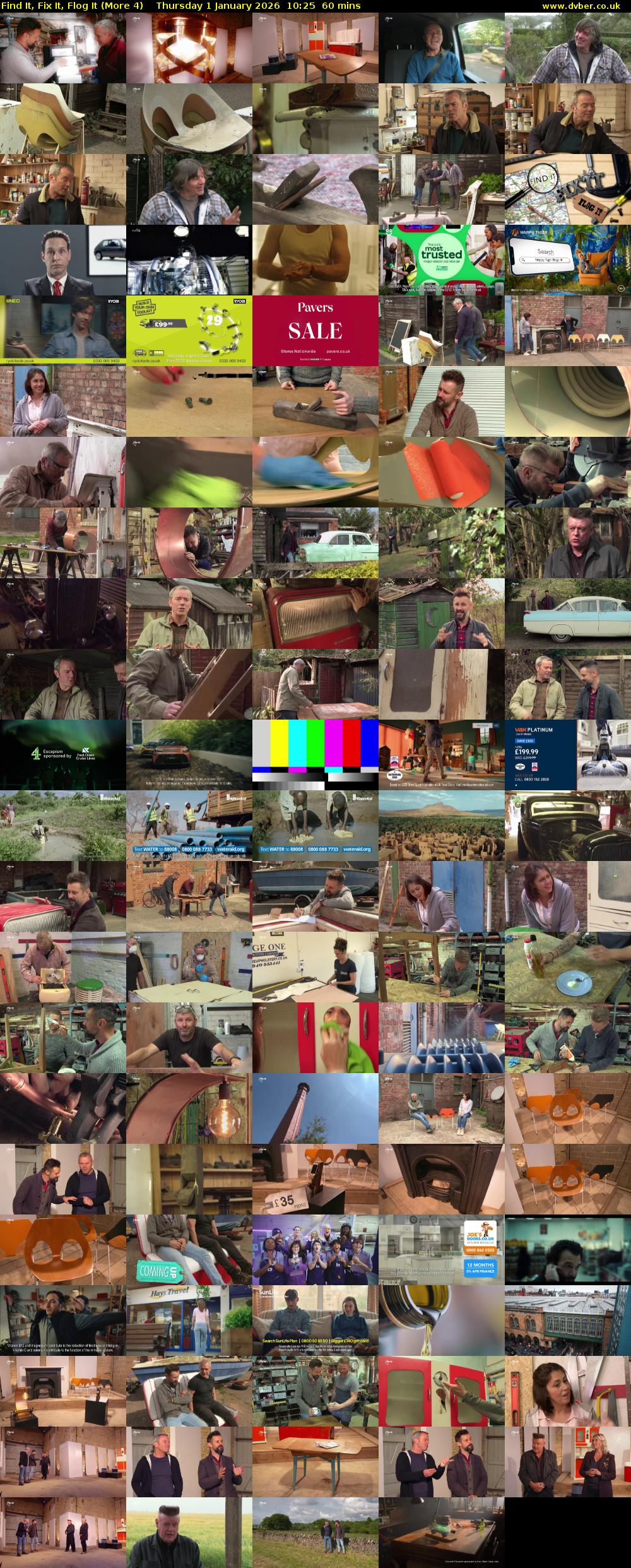 Find It, Fix It, Flog It (More 4) Thursday 1 January 2026 10:25 - 11:25