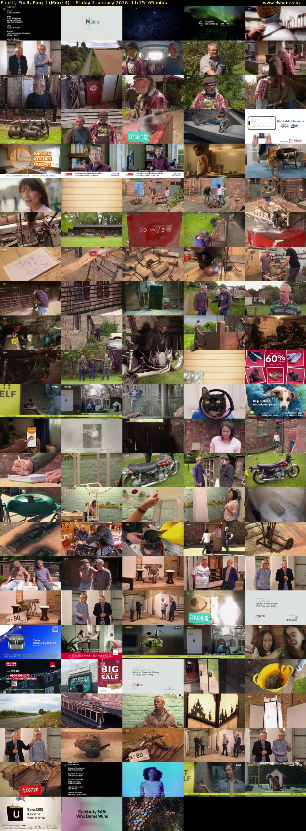 Find It, Fix It, Flog It (More 4) Friday 2 January 2026 11:25 - 12:30