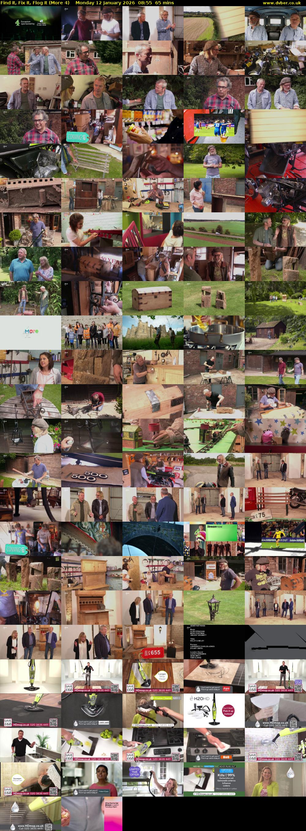 Find It, Fix It, Flog It (More 4) Monday 12 January 2026 08:55 - 10:00