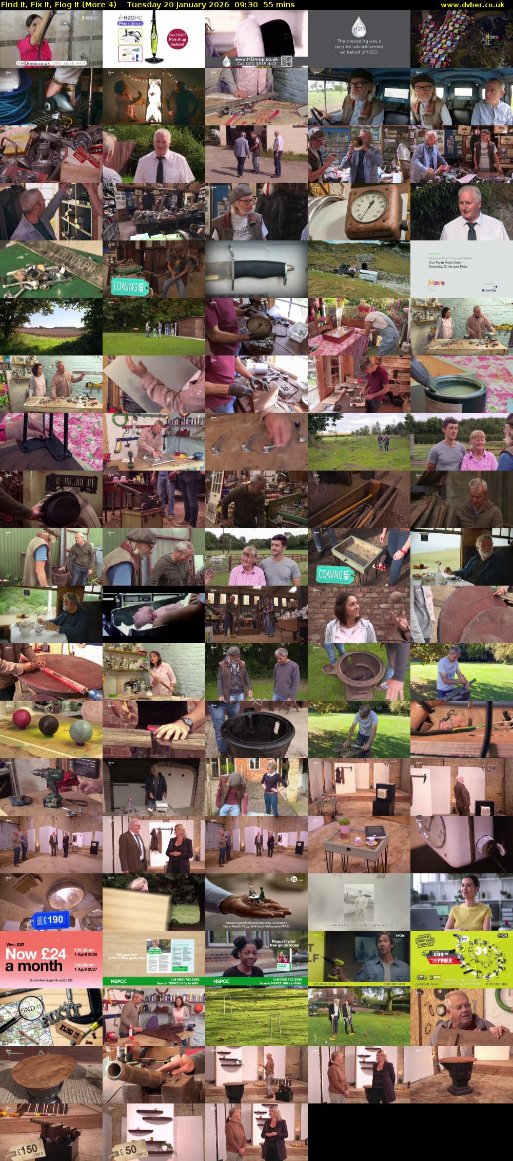 Find It, Fix It, Flog It (More 4) Tuesday 20 January 2026 09:30 - 10:25