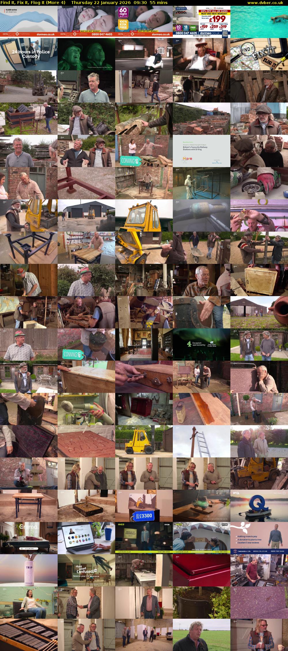 Find It, Fix It, Flog It (More 4) Thursday 22 January 2026 09:30 - 10:25