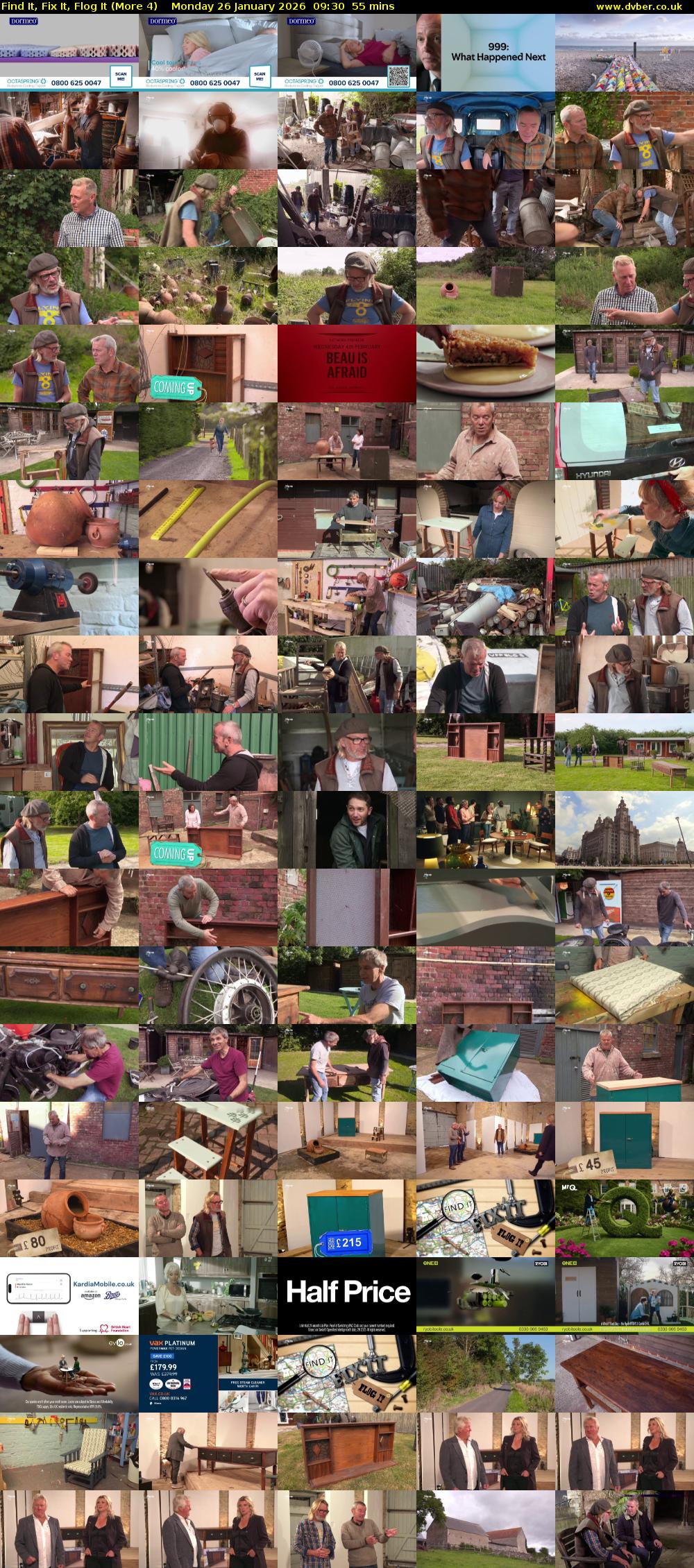 Find It, Fix It, Flog It (More 4) Monday 26 January 2026 09:30 - 10:25