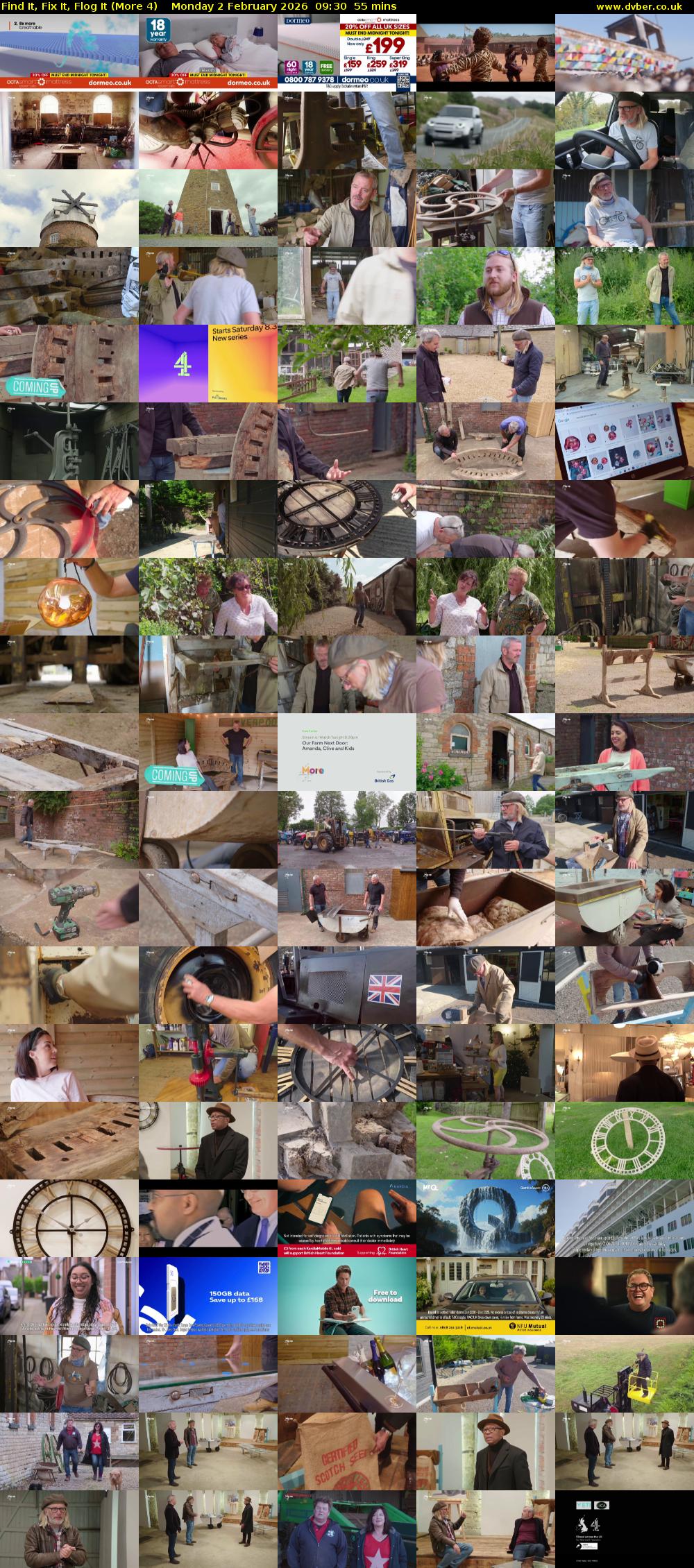 Find It, Fix It, Flog It (More 4) Monday 2 February 2026 09:30 - 10:25