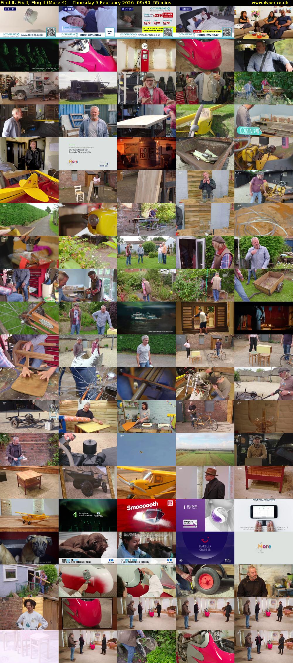 Find It, Fix It, Flog It (More 4) Thursday 5 February 2026 09:30 - 10:25