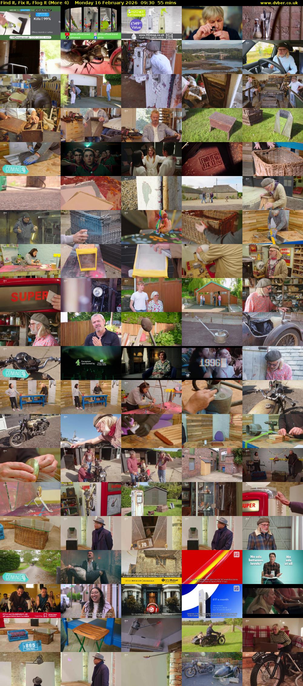 Find It, Fix It, Flog It (More 4) Monday 16 February 2026 09:30 - 10:25