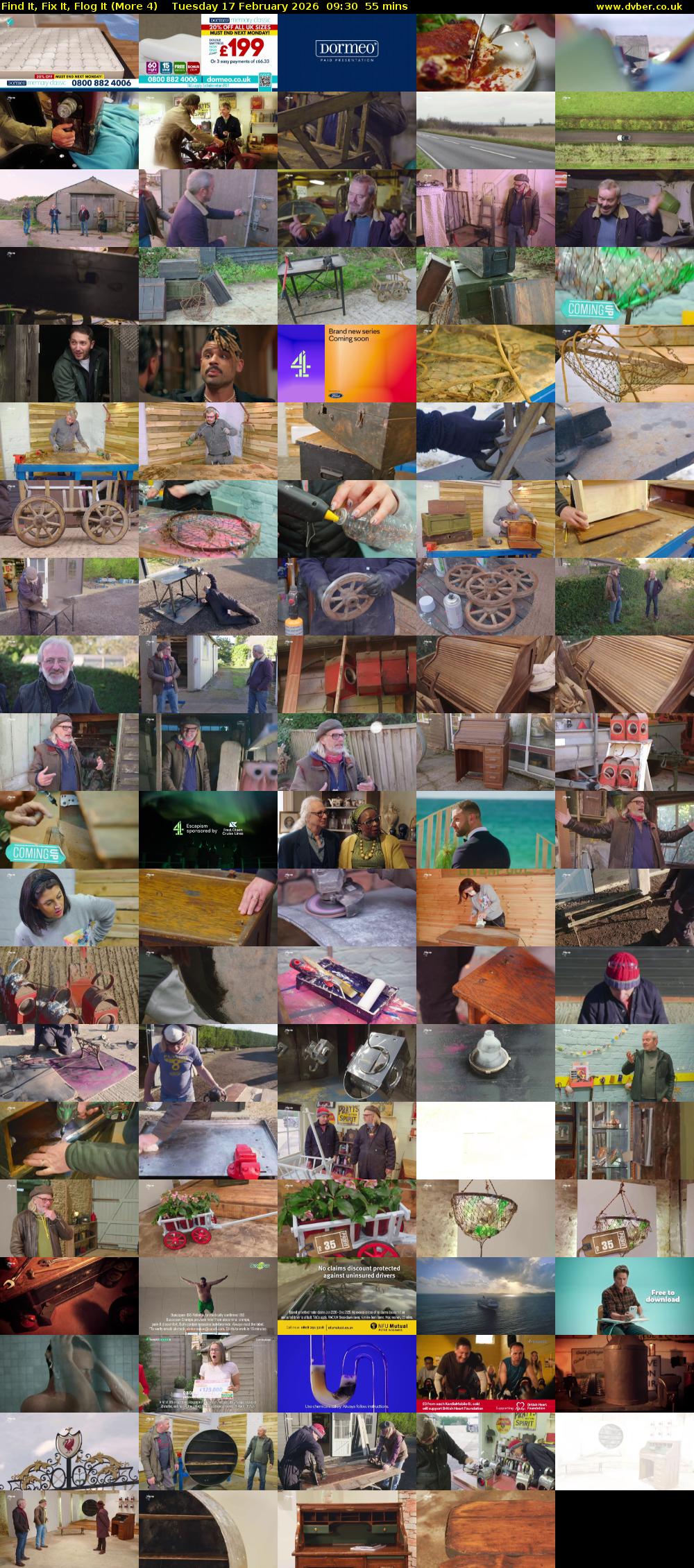 Find It, Fix It, Flog It (More 4) Tuesday 17 February 2026 09:30 - 10:25