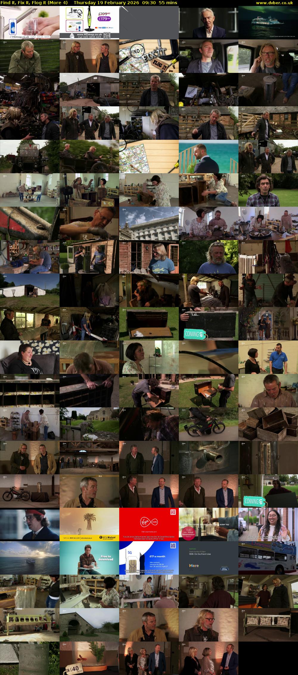 Find It, Fix It, Flog It (More 4) Thursday 19 February 2026 09:30 - 10:25