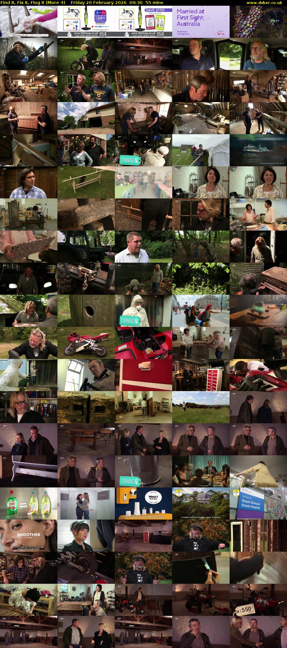 Find It, Fix It, Flog It (More 4) Friday 20 February 2026 09:30 - 10:25