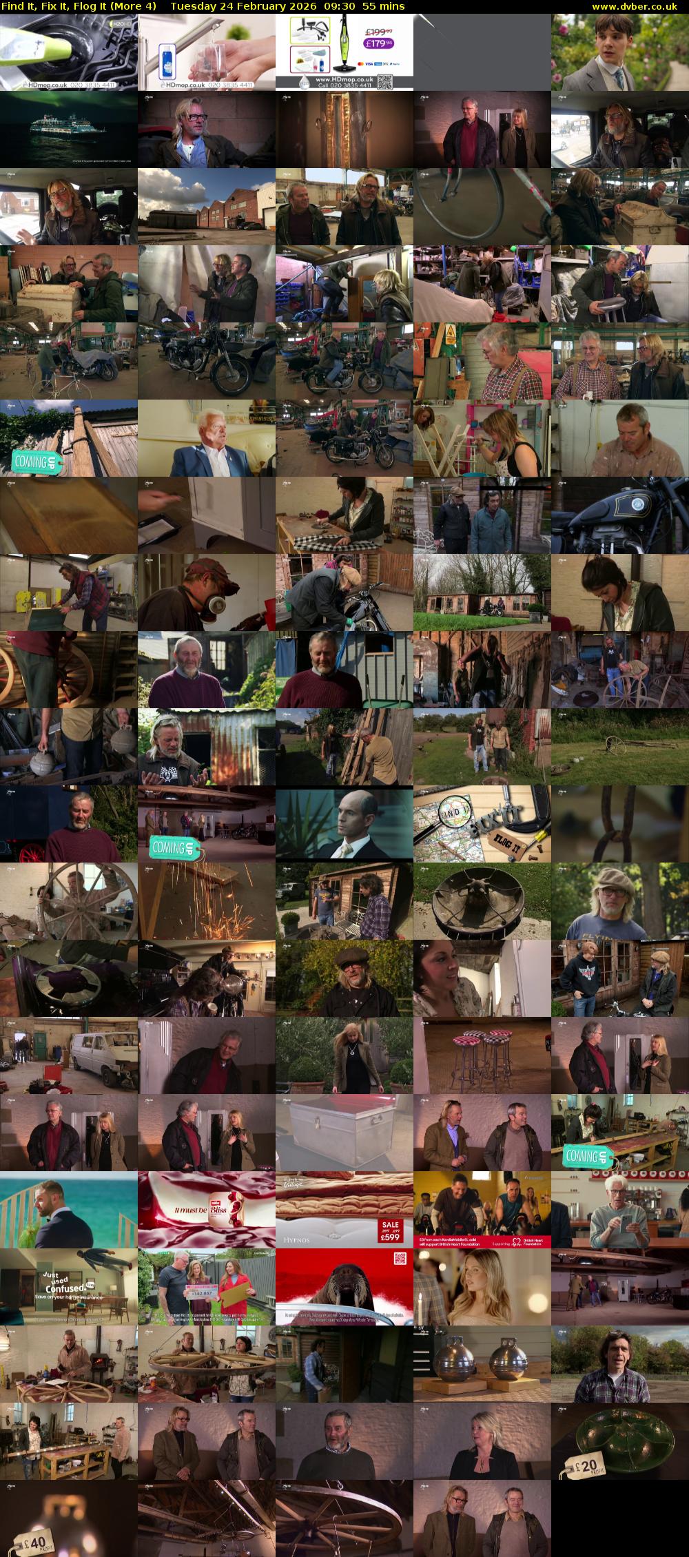 Find It, Fix It, Flog It (More 4) Tuesday 24 February 2026 09:30 - 10:25