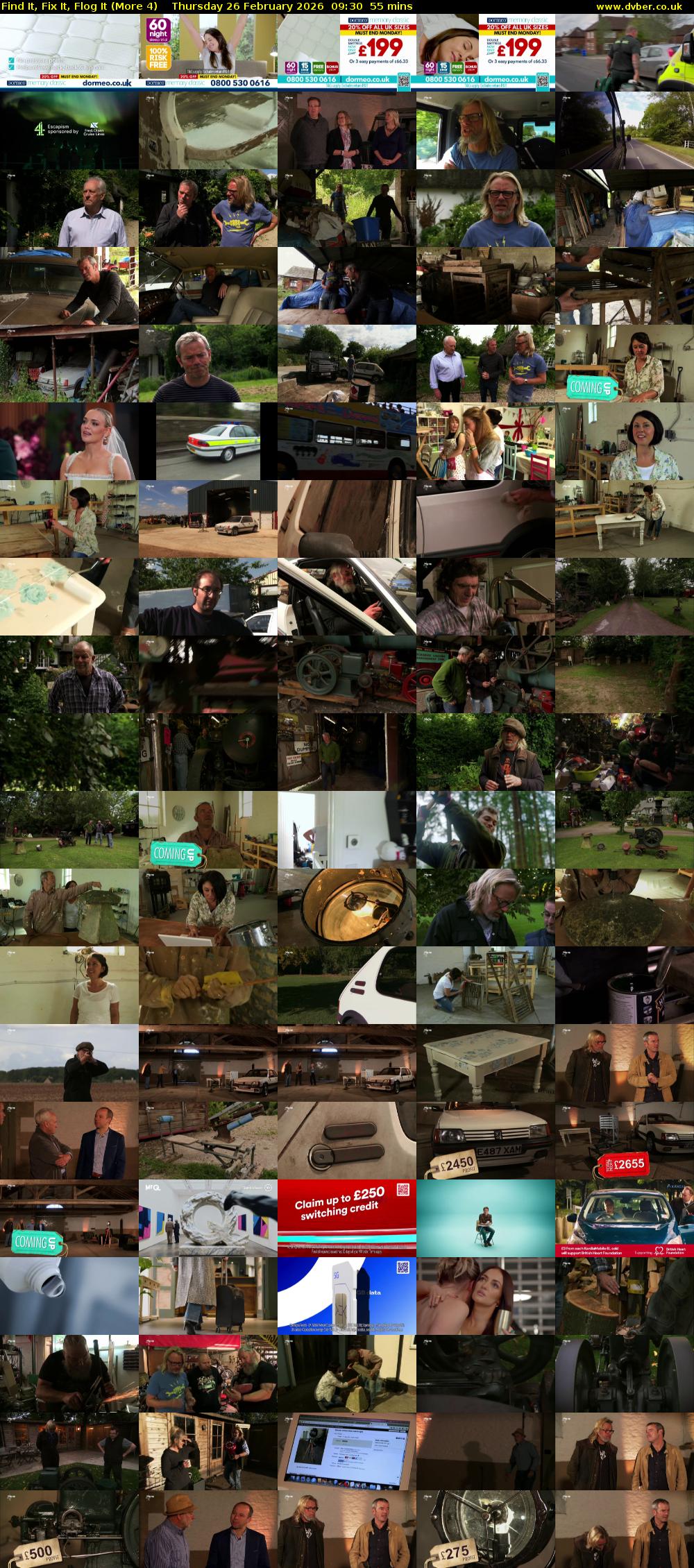 Find It, Fix It, Flog It (More 4) Thursday 26 February 2026 09:30 - 10:25