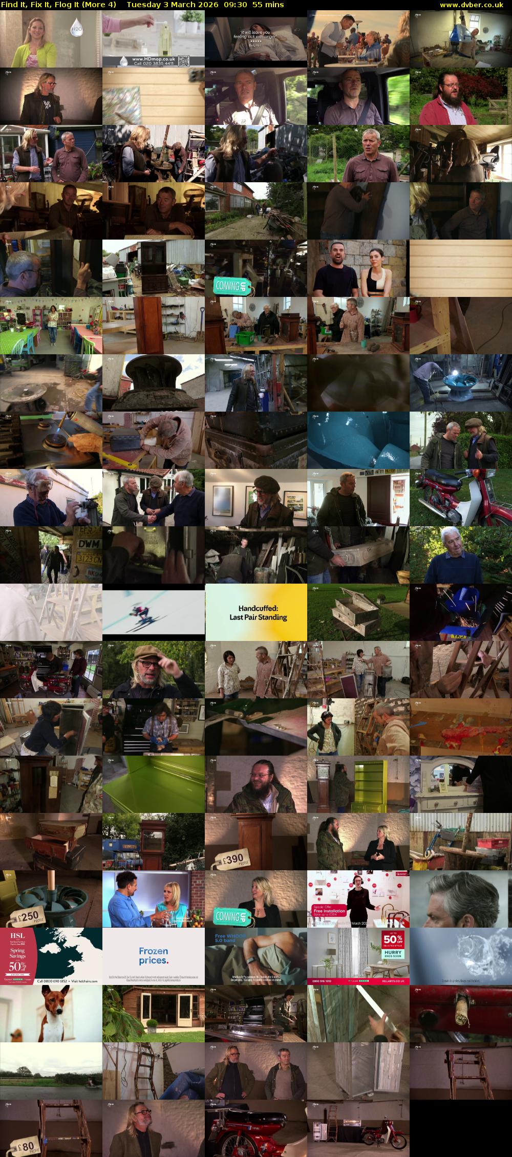 Find It, Fix It, Flog It (More 4) Tuesday 3 March 2026 09:30 - 10:25