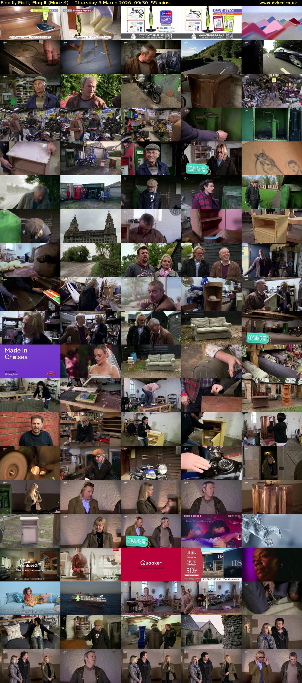 Find It, Fix It, Flog It (More 4) Thursday 5 March 2026 09:30 - 10:25