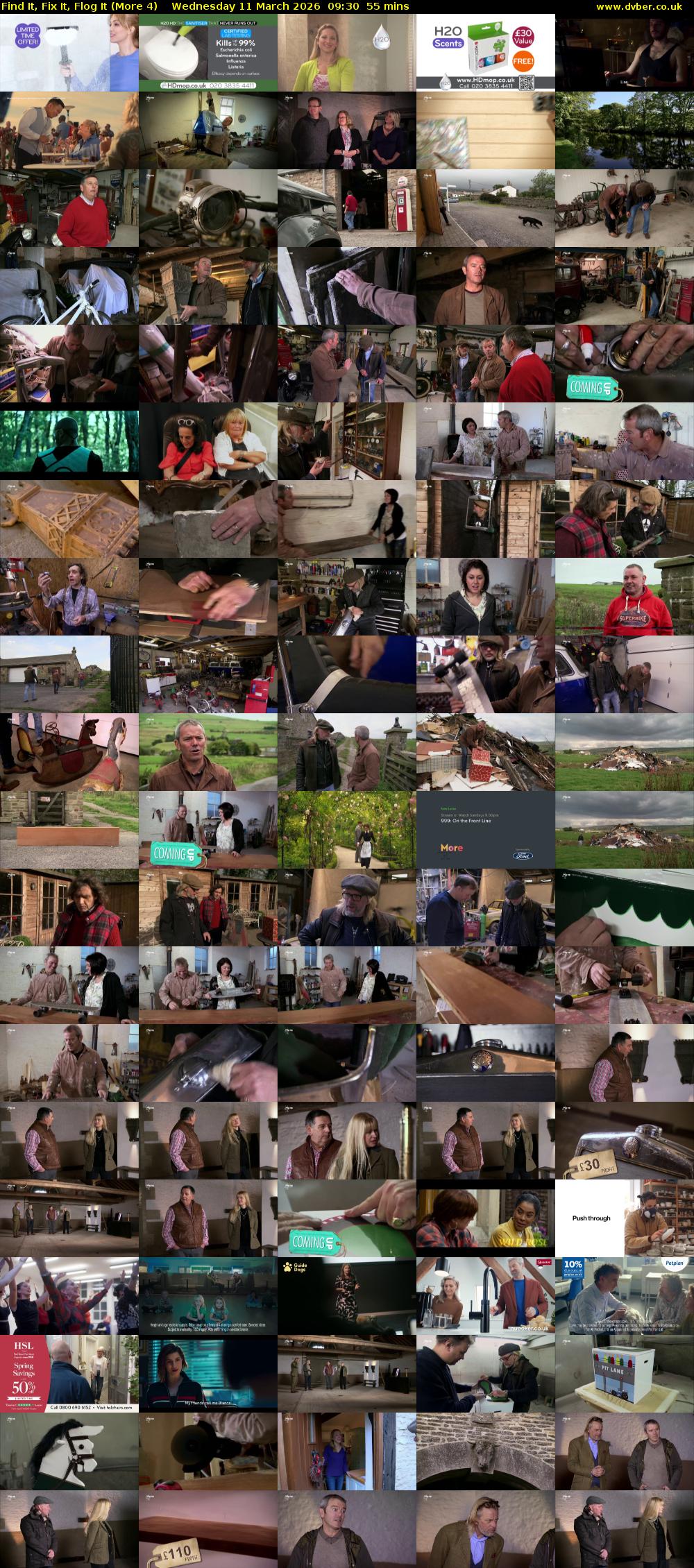 Find It, Fix It, Flog It (More 4) Wednesday 11 March 2026 09:30 - 10:25