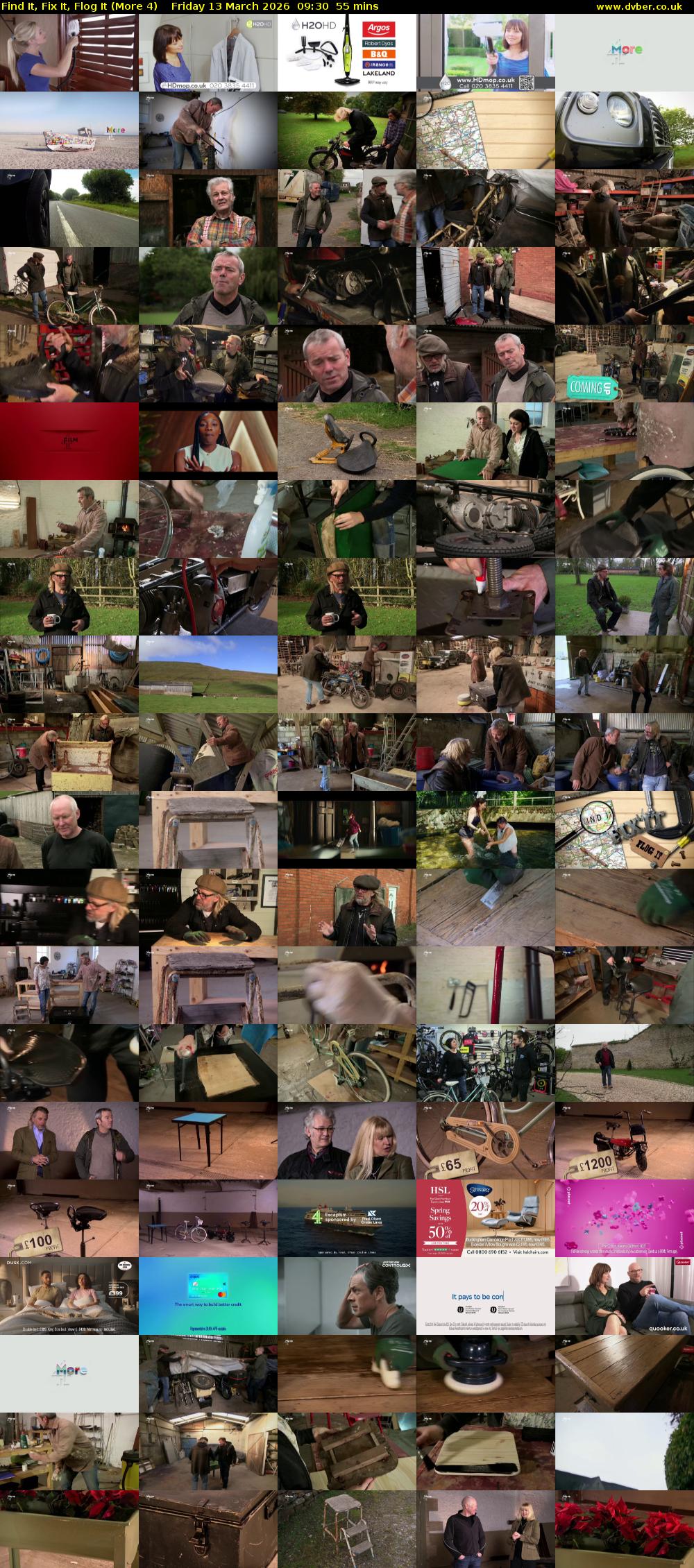 Find It, Fix It, Flog It (More 4) Friday 13 March 2026 09:30 - 10:25