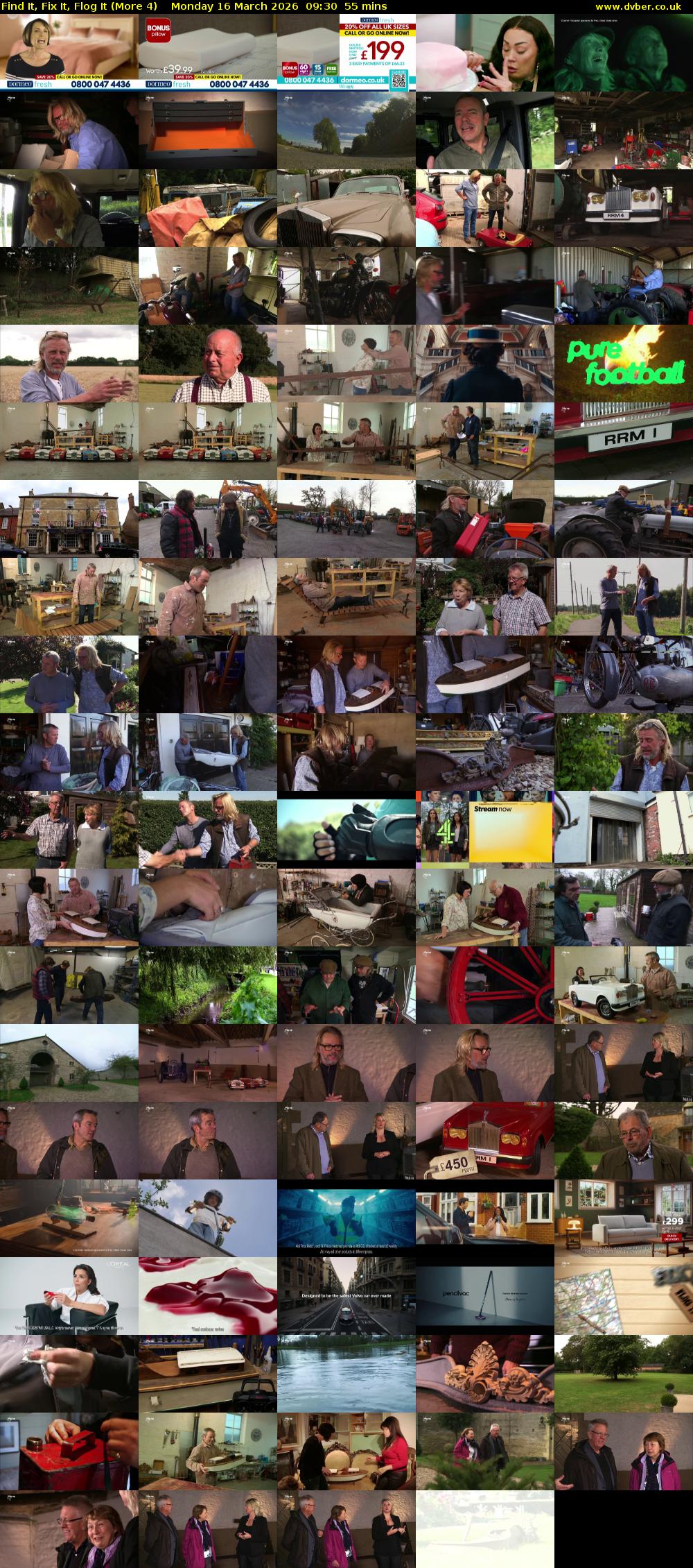 Find It, Fix It, Flog It (More 4) Monday 16 March 2026 09:30 - 10:25