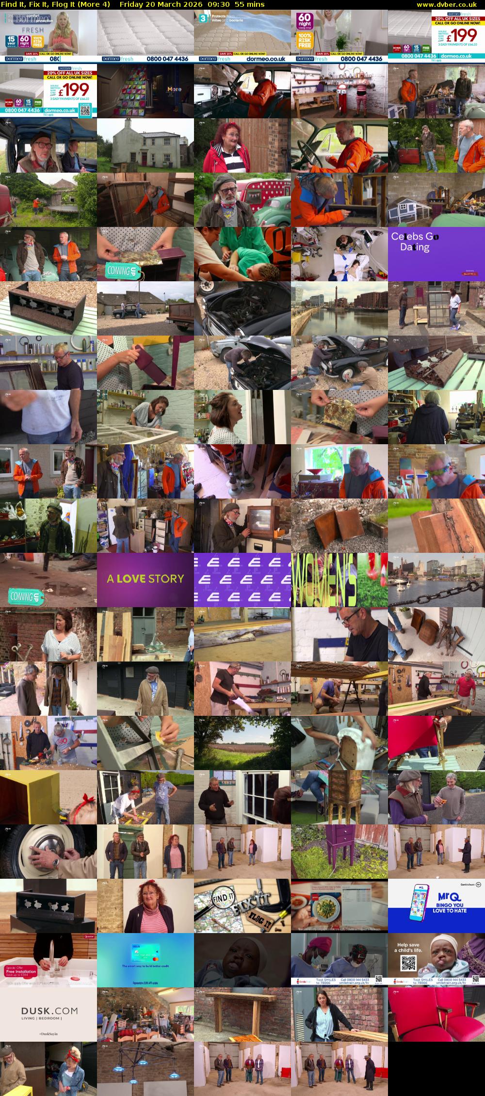 Find It, Fix It, Flog It (More 4) Friday 20 March 2026 09:30 - 10:25