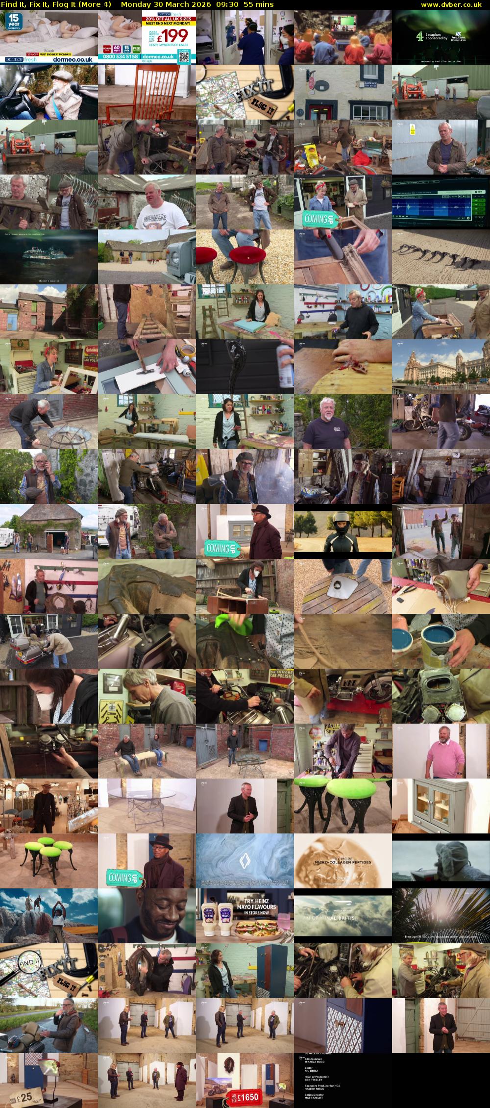 Find It, Fix It, Flog It (More 4) Monday 30 March 2026 09:30 - 10:25