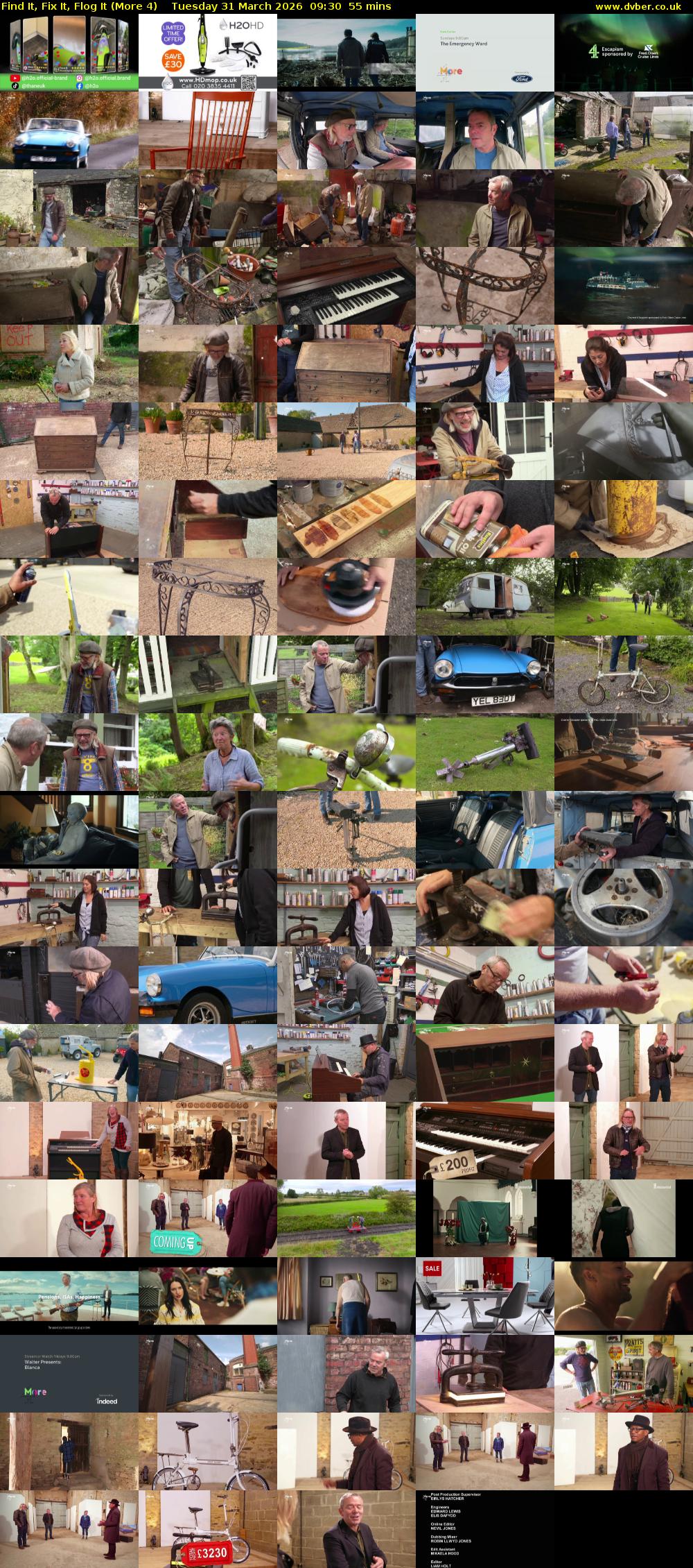 Find It, Fix It, Flog It (More 4) Tuesday 31 March 2026 09:30 - 10:25