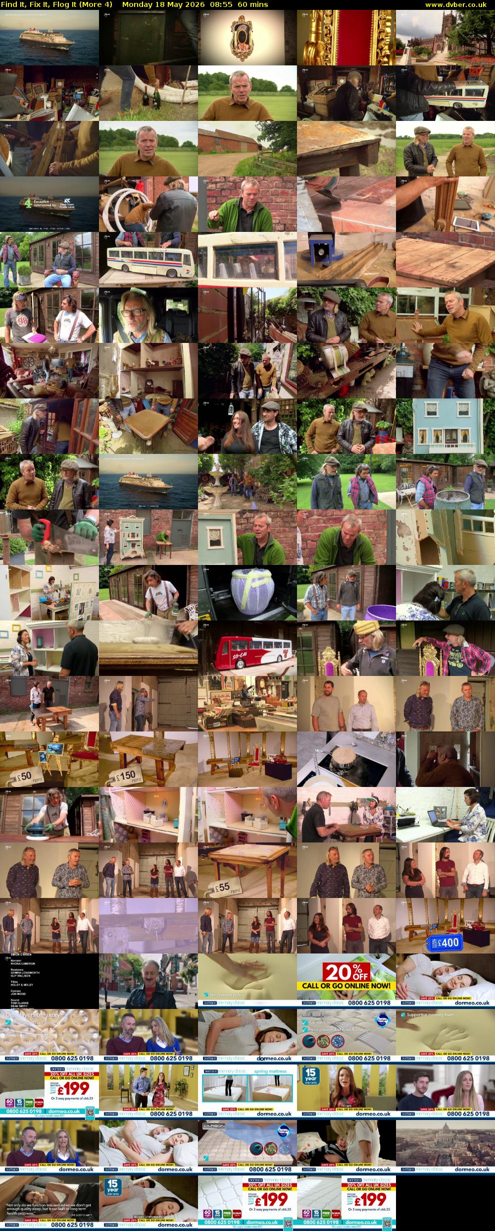 Find It, Fix It, Flog It (More 4) Monday 18 May 2026 08:55 - 09:55