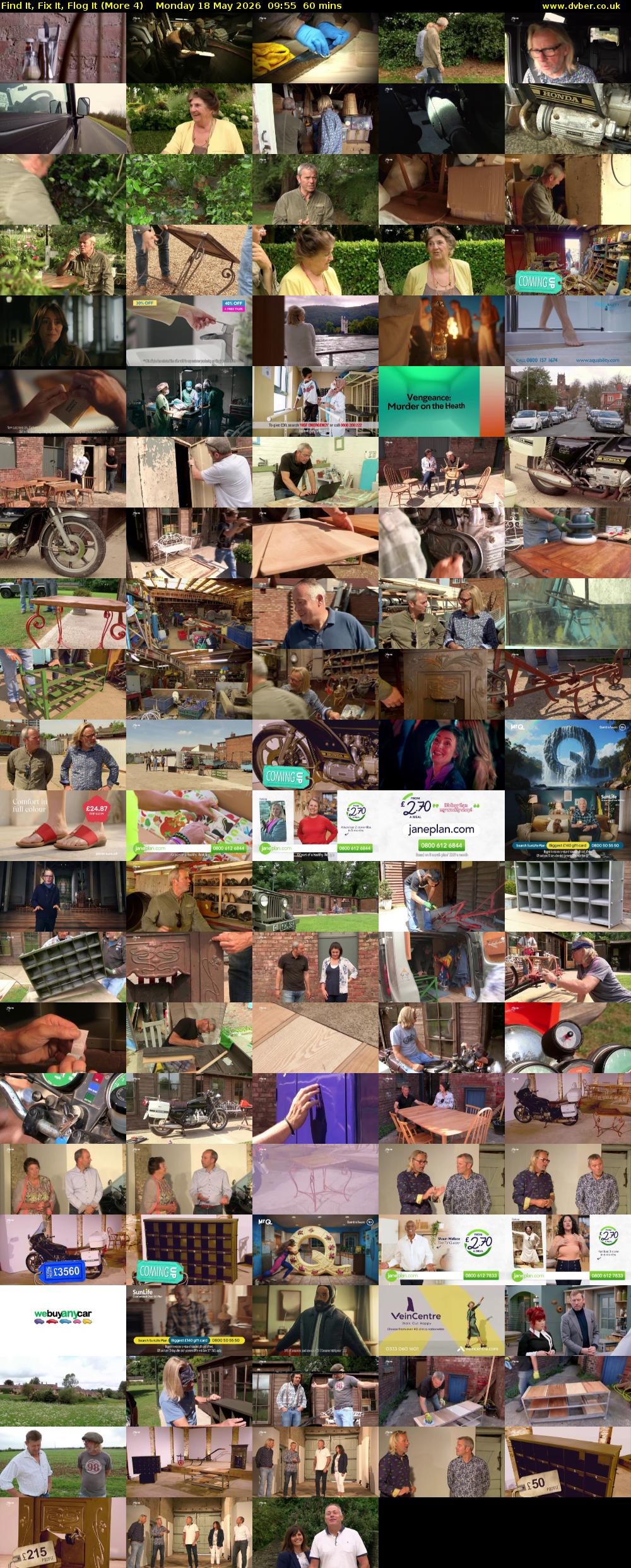 Find It, Fix It, Flog It (More 4) Monday 18 May 2026 09:55 - 10:55