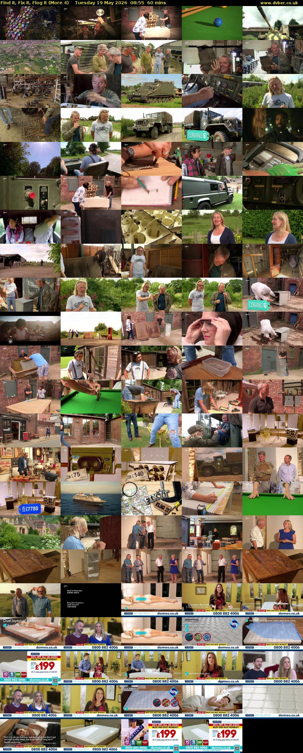 Find It, Fix It, Flog It (More 4) Tuesday 19 May 2026 08:55 - 09:55