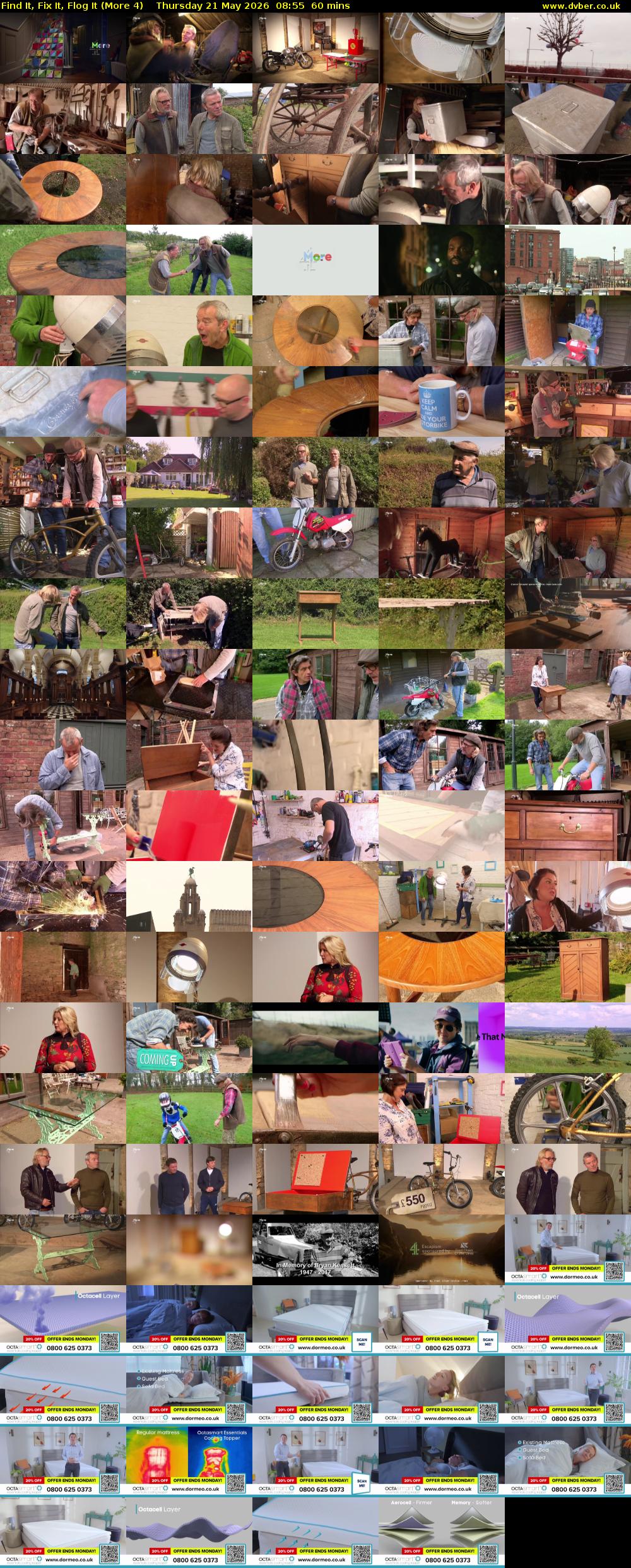 Find It, Fix It, Flog It (More 4) Thursday 21 May 2026 08:55 - 09:55
